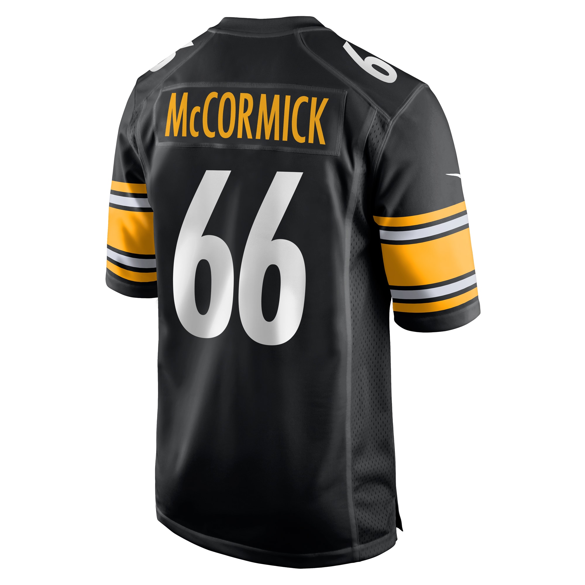 Pittsburgh Steelers Mason McCormick Black Game NFL Jersey Men's