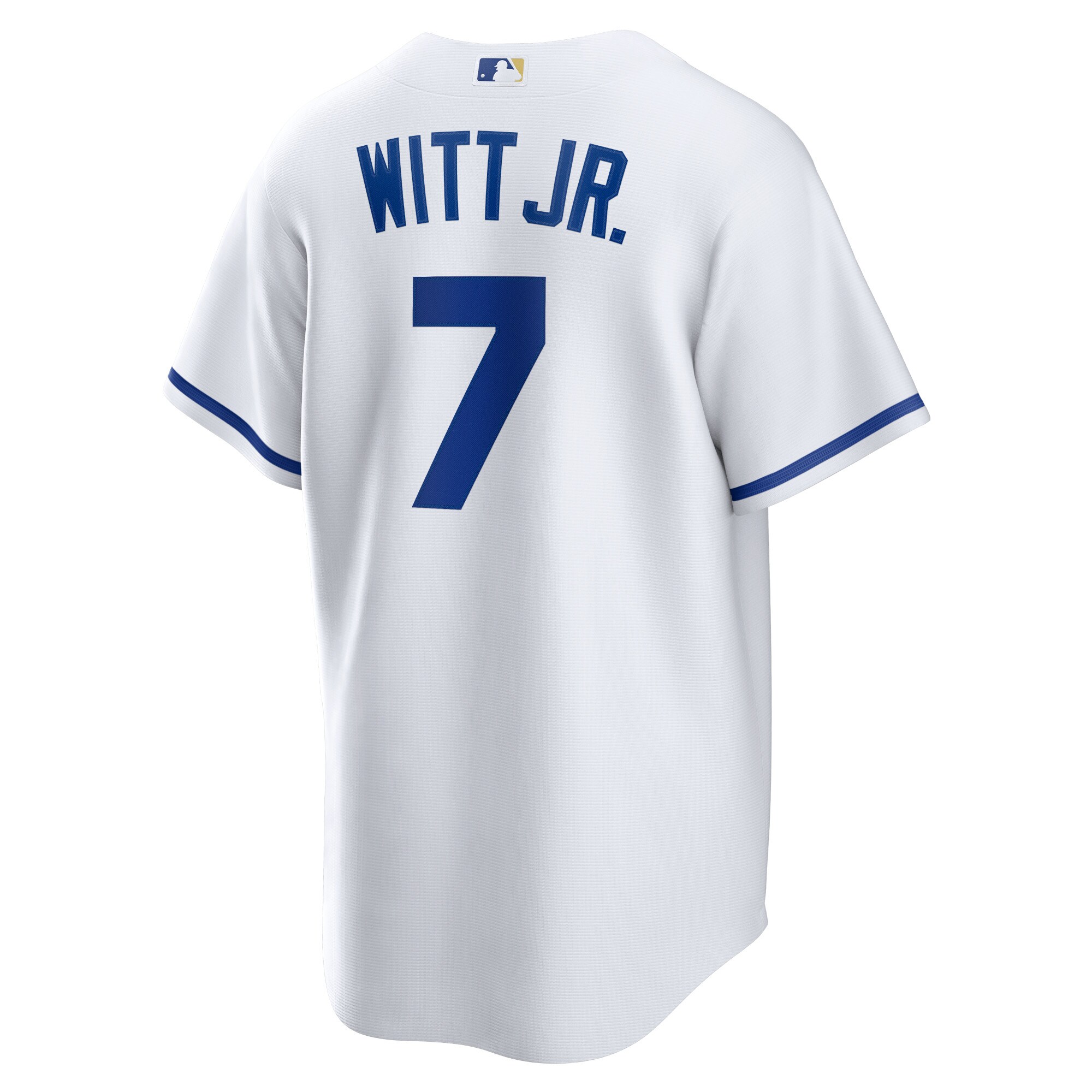 Kansas City Royals Bobby Witt Jr. White Home Player MLB Jersey Men's