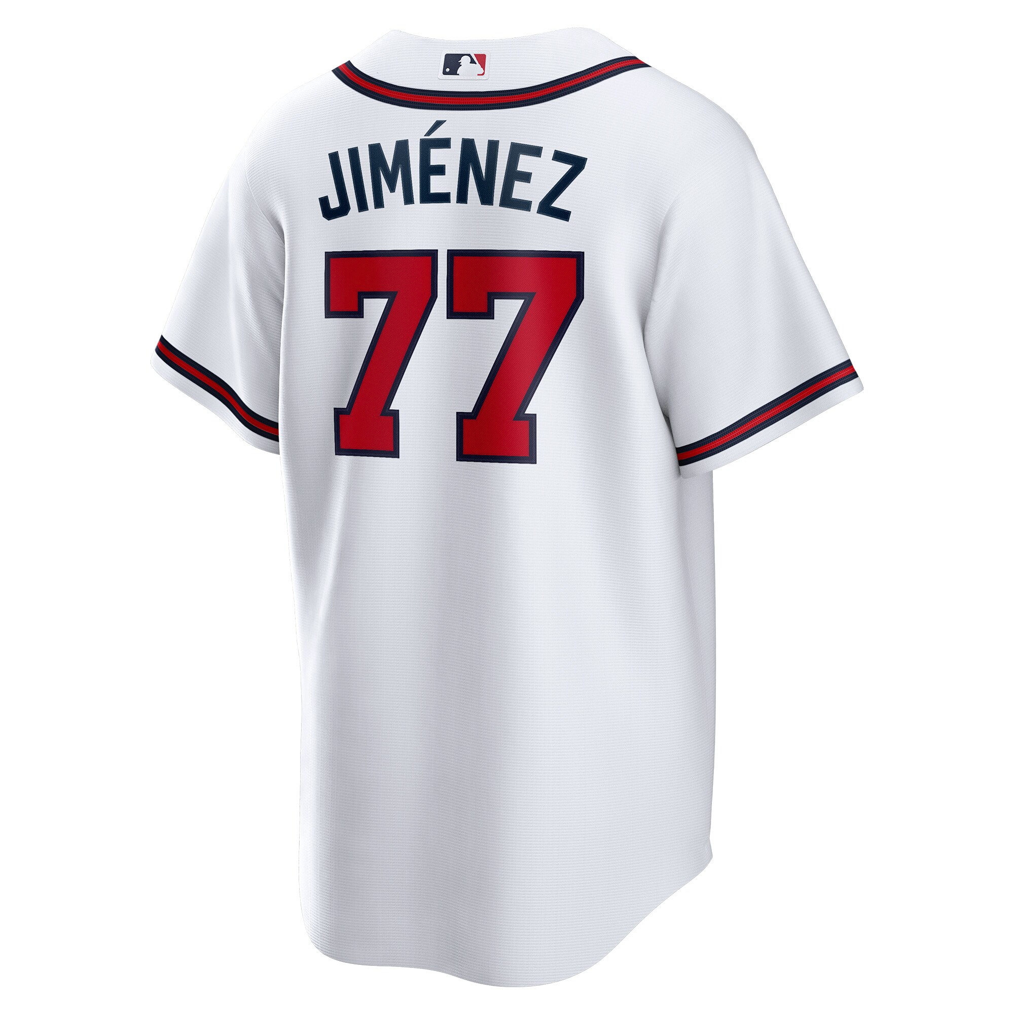 Atlanta Braves Joe Jim?nez White Home Player MLB Jersey Men's
