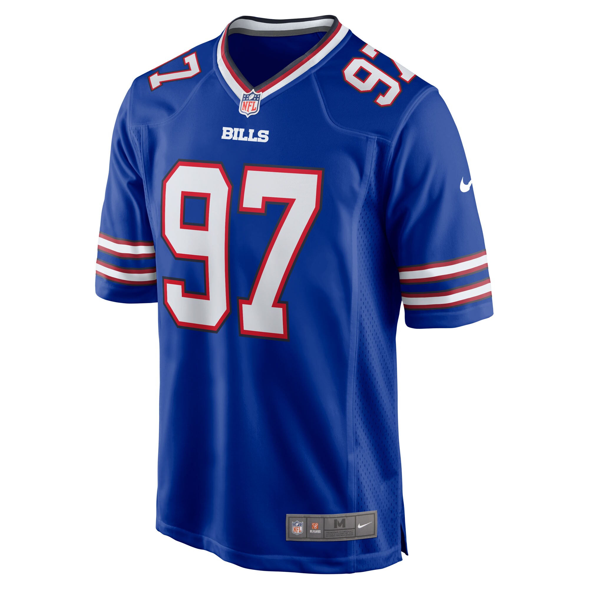 Buffalo Bills Zion Logue Royal Team Game NFL Jersey Men's