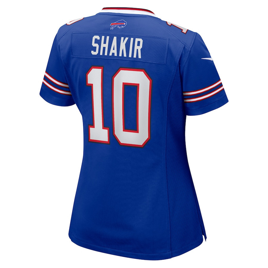 Khalil Shakir #10 Buffalo Bills Super Bowl LIX Royal NFL Jersey Women's