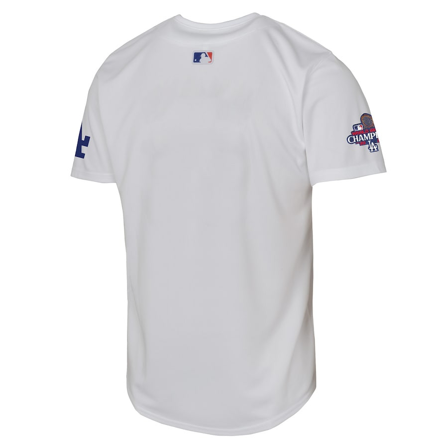 Los Angeles Dodgers 2024 World Series Champions Home Limited White MLB Jersey Youth