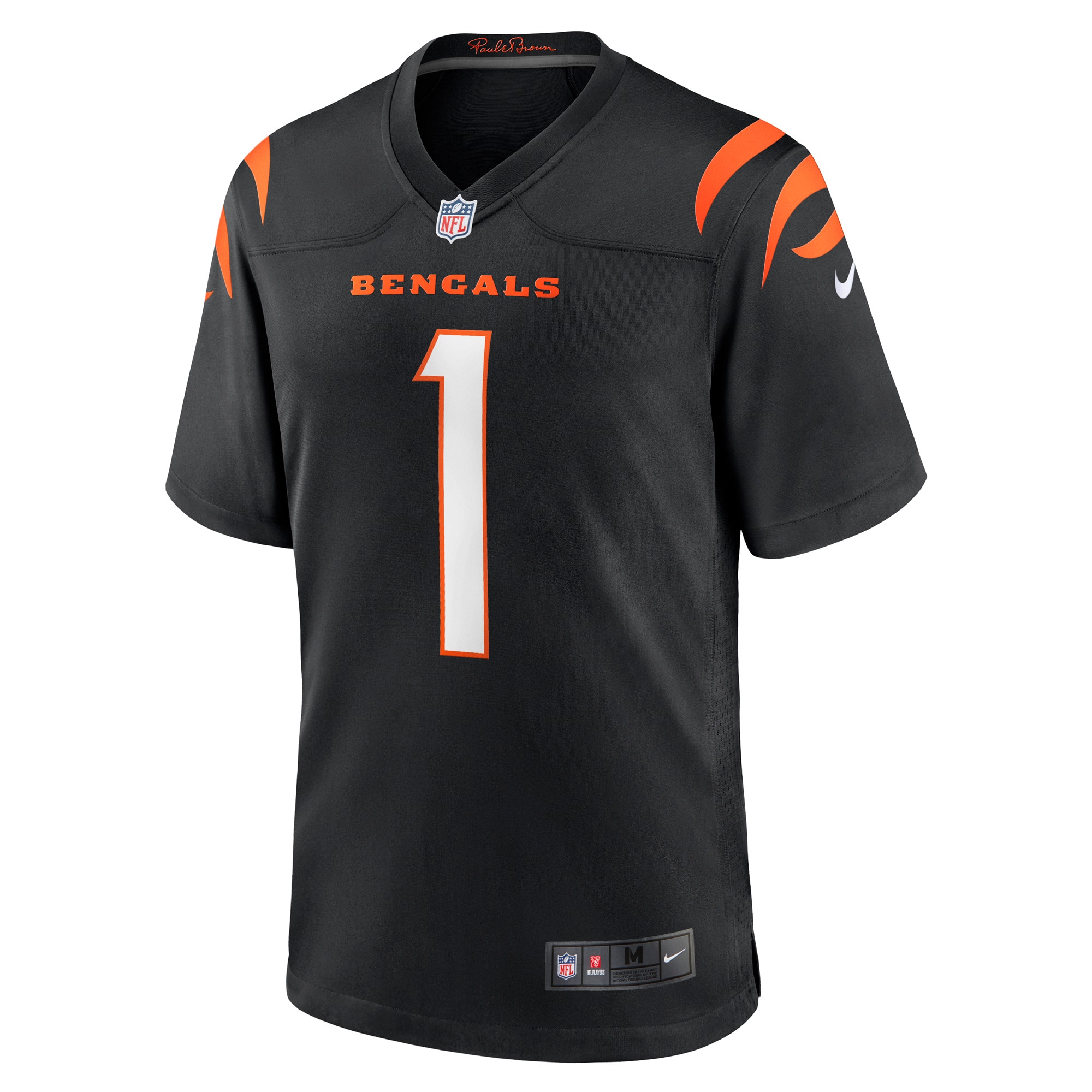 Cincinnati Bengals Ja'Marr Chase Black Game NFL Jersey Men's