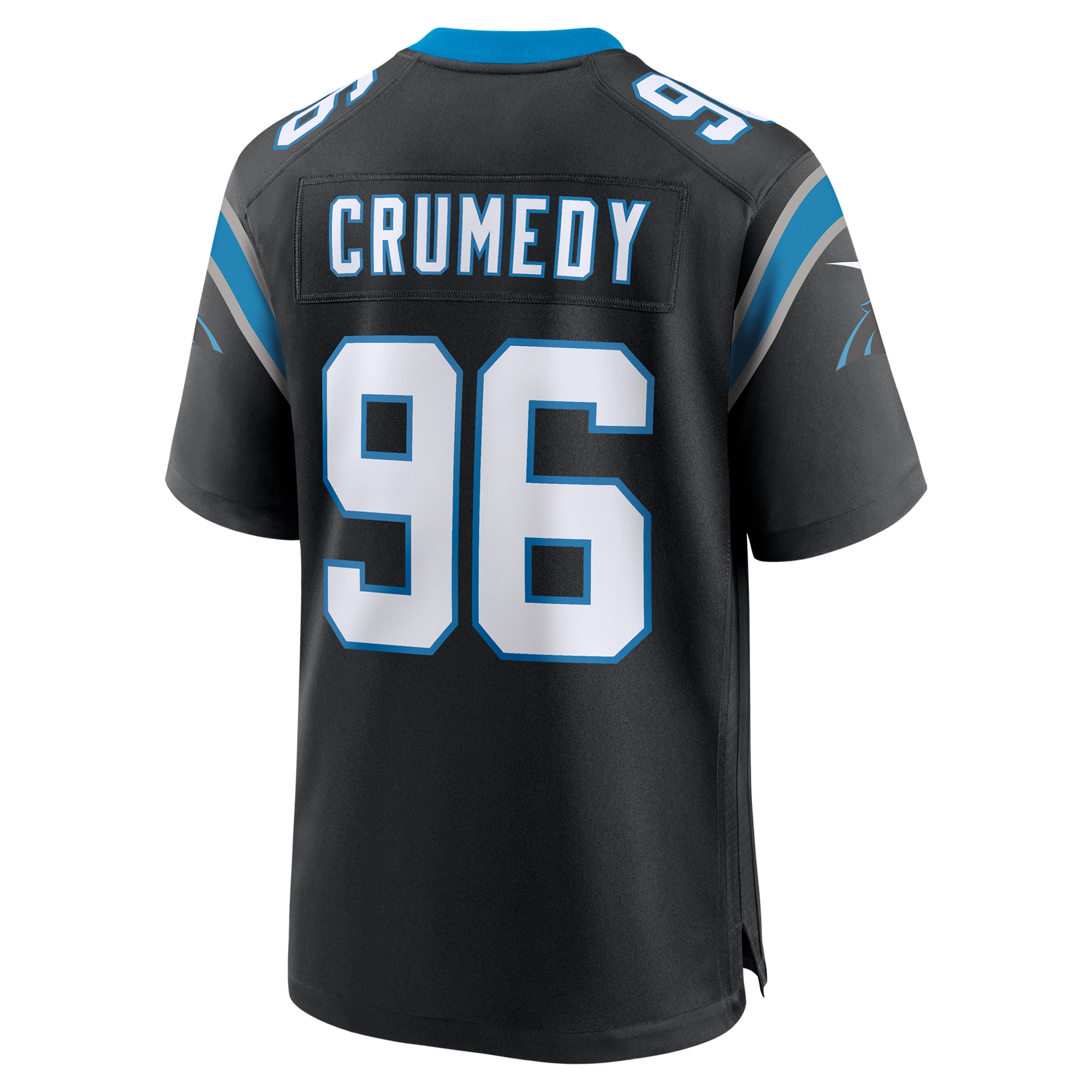 Carolina Panthers Jaden Crumedy Black Game NFL Jersey Men's