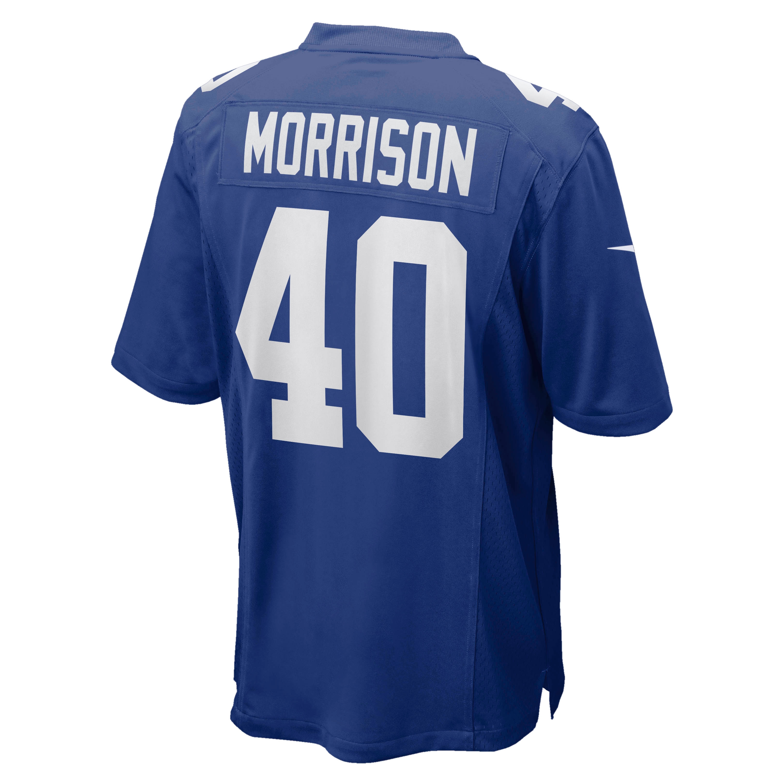 New York Giants Joe Morrison Royal Retired Player NFL Jersey Men's