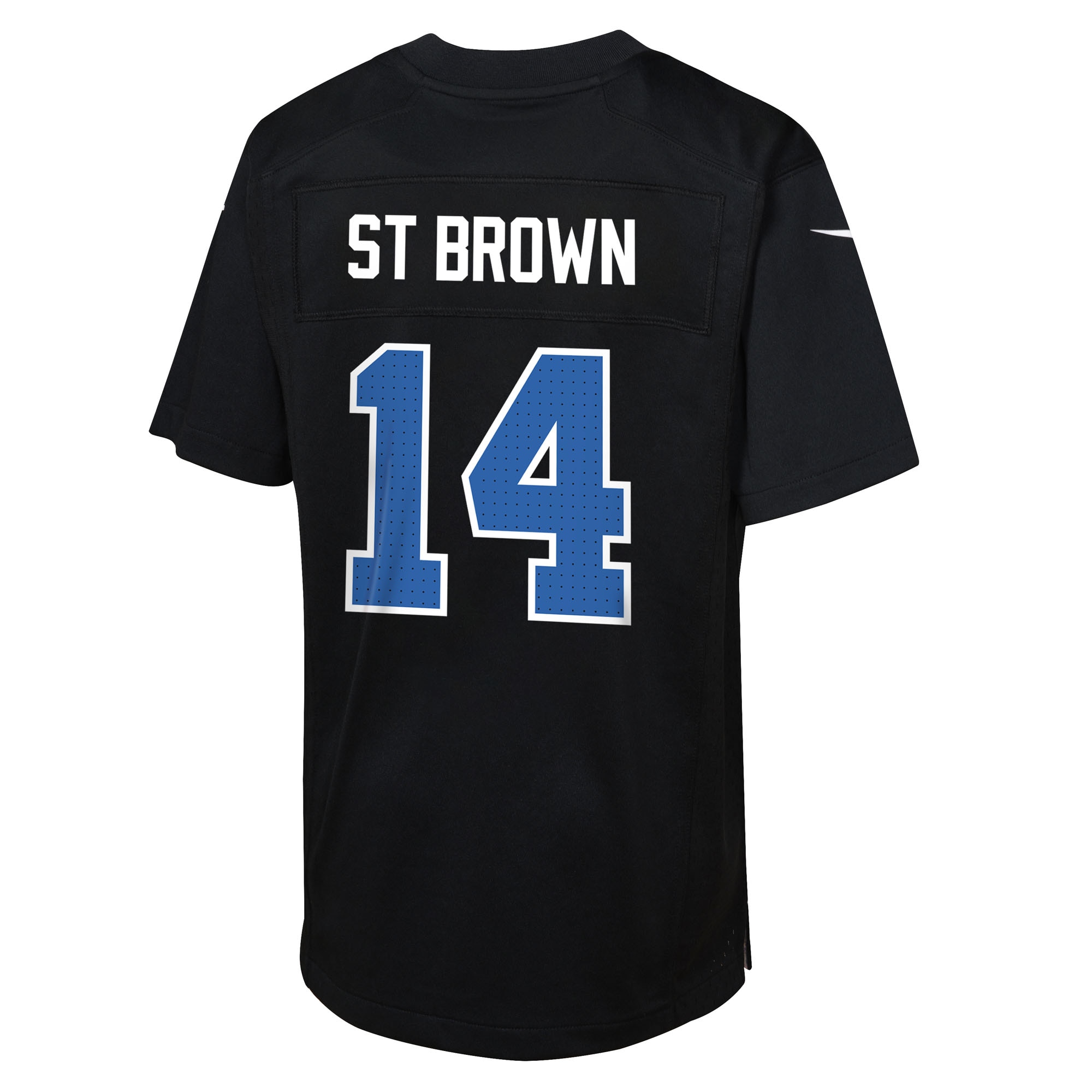 Detroit Lions Amon-Ra St. Brown Carbon Black Fashion Game NFL Jersey Youth