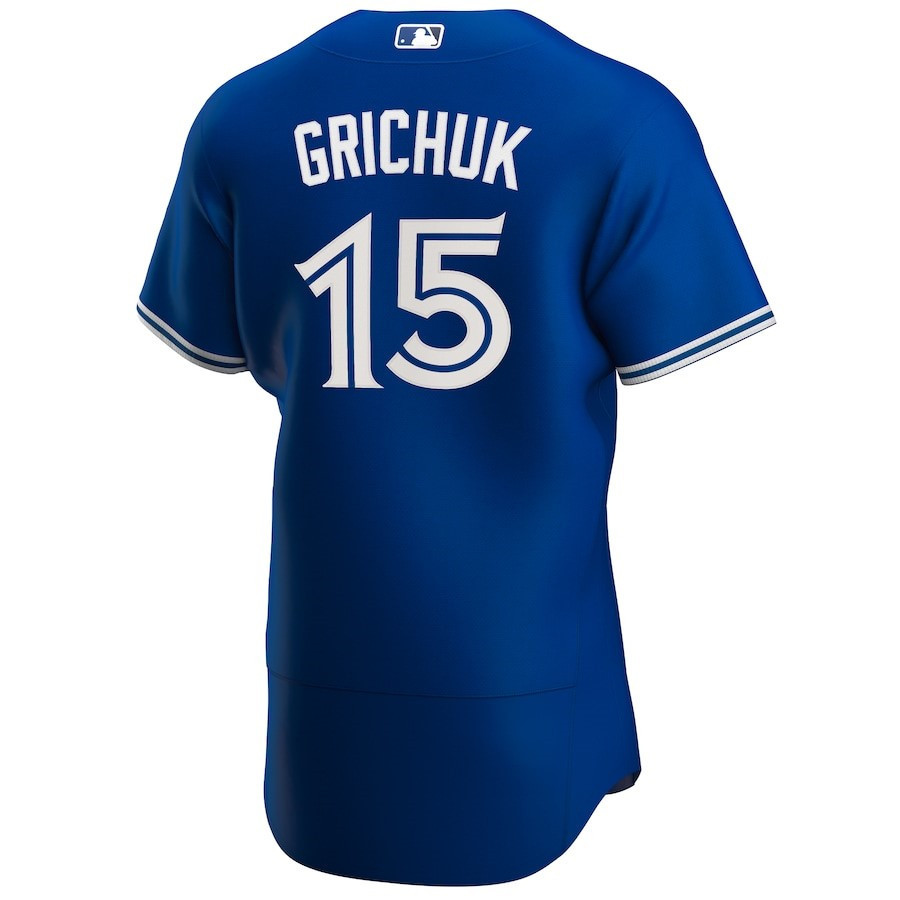 Randal Grichuk 15 Toronto Blue Jays Alternate Player Elite Royal MLB Jersey Men's