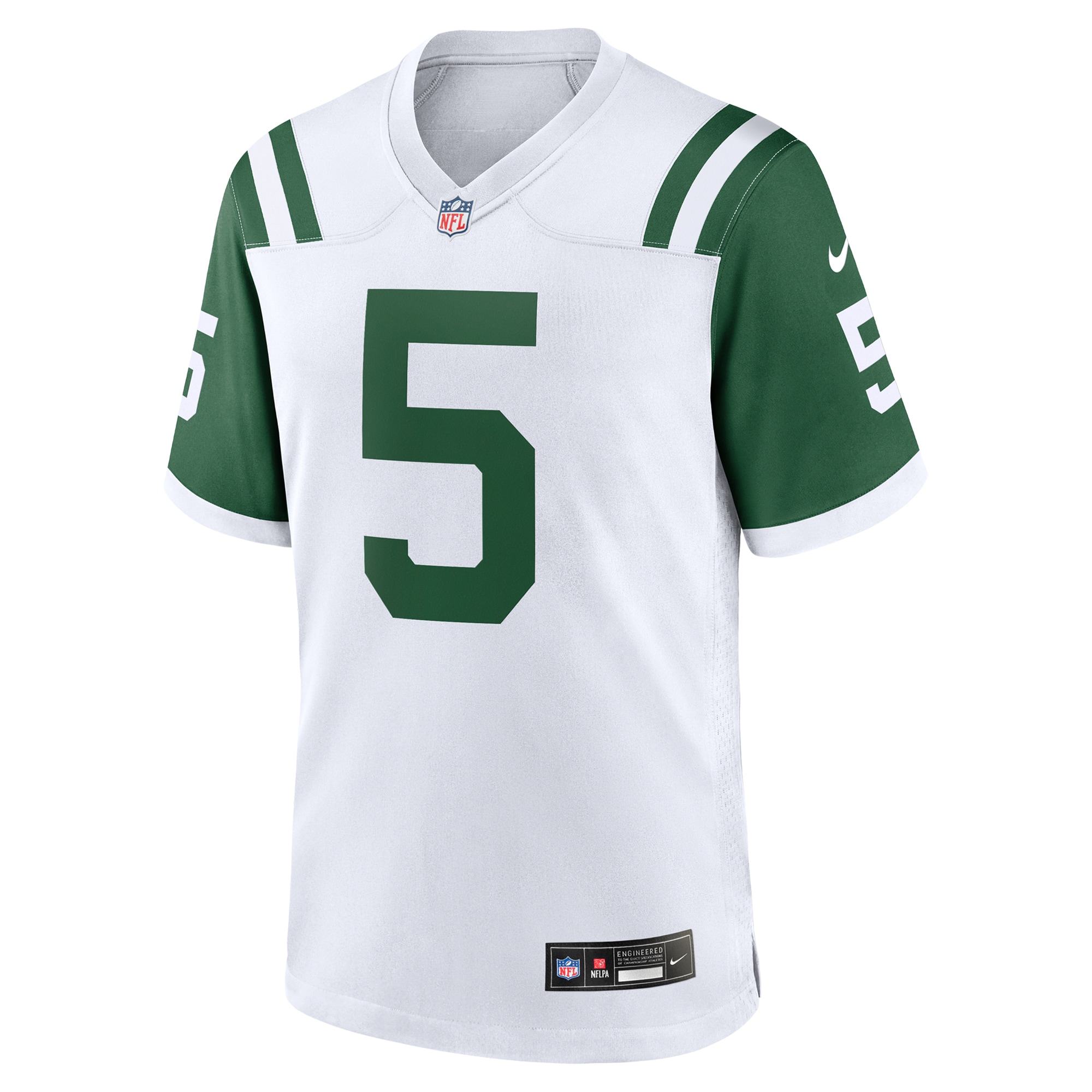 New York Jets Garrett Wilson White Classic Alternate Game NFL Jersey Men's