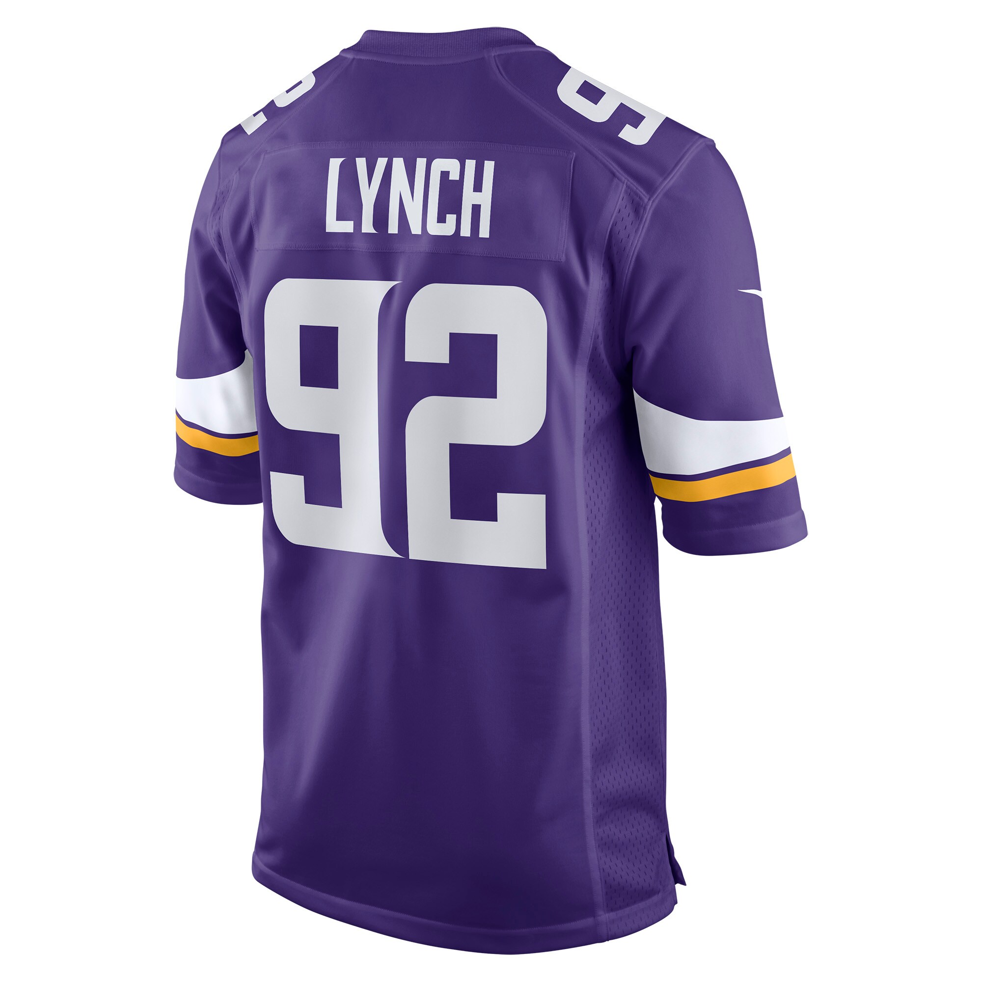 Minnesota Vikings James Lynch Purple Game Player NFL Jersey Men's