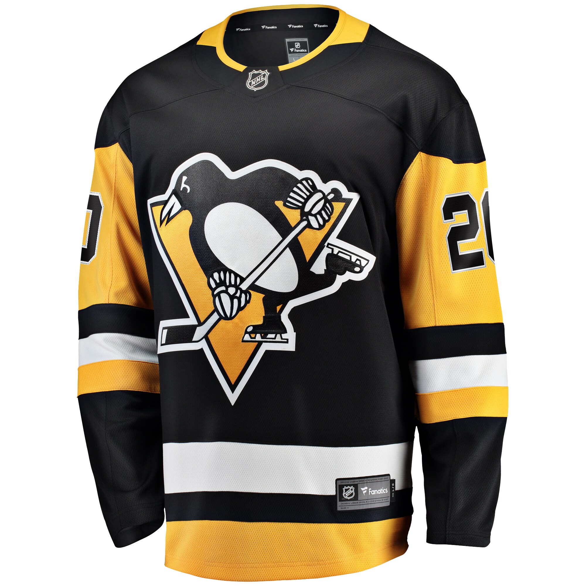 Pittsburgh Penguins Lars Eller Black Home Breakaway NHL Jersey Men's