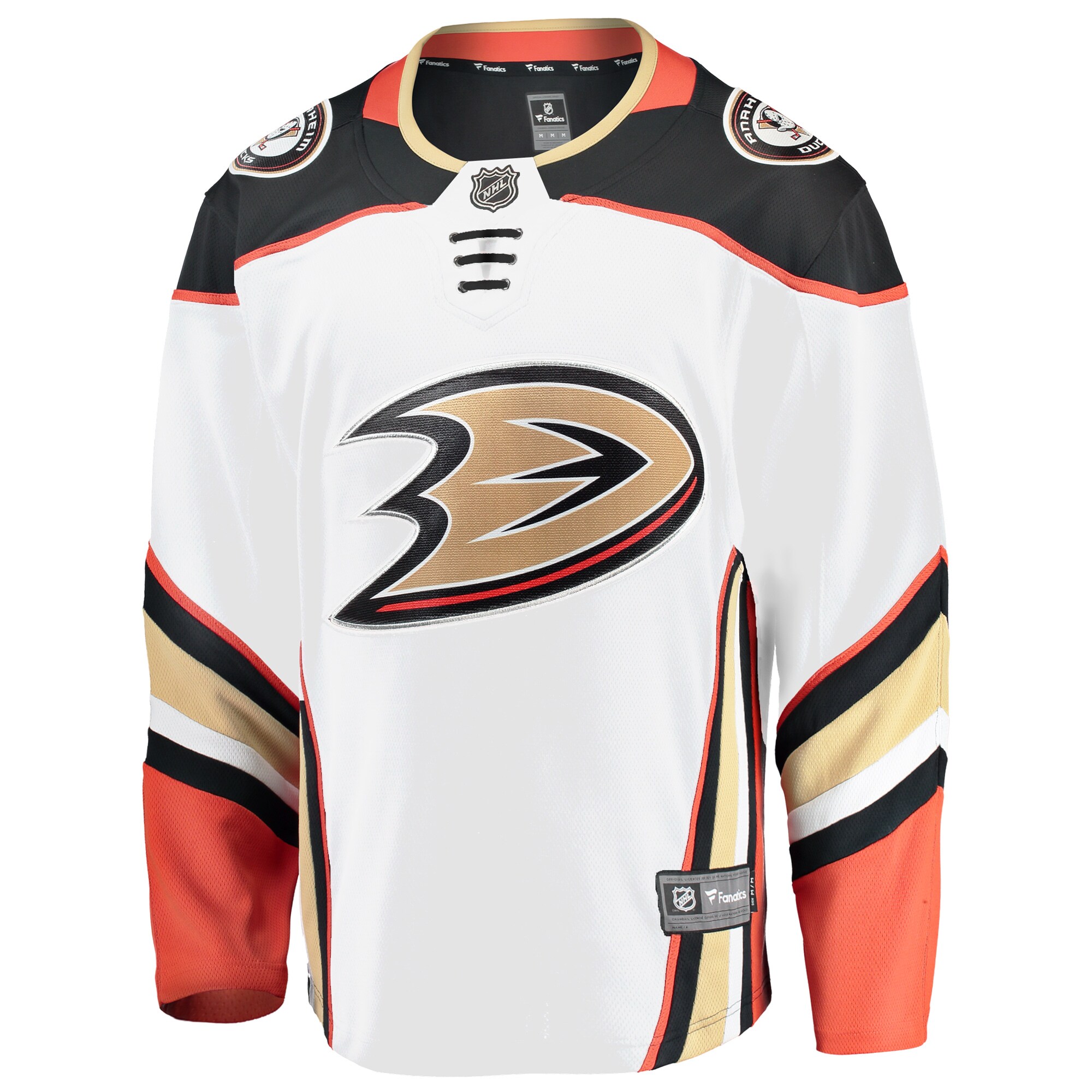 Anaheim Ducks White Breakaway Away NHL Jersey Men's