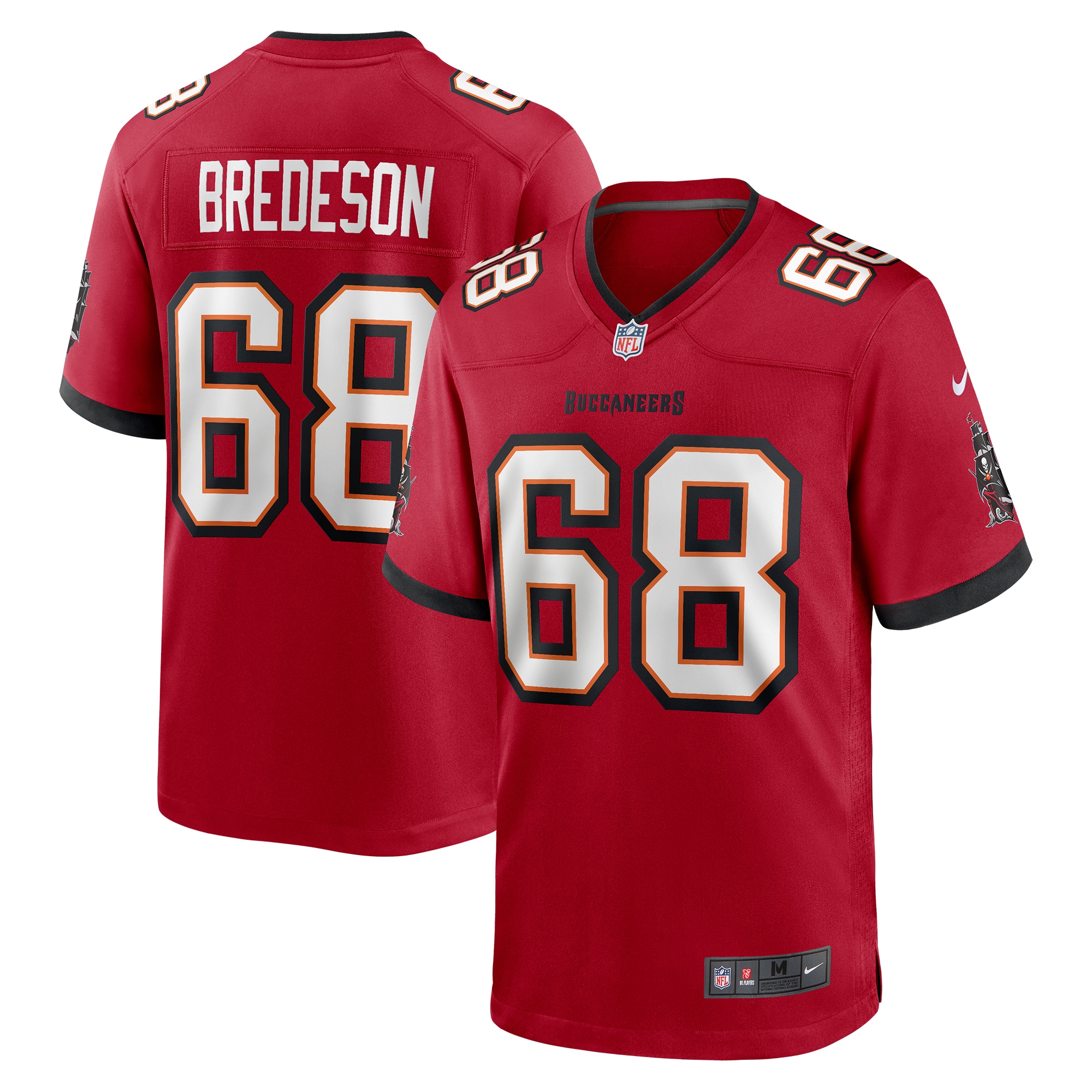Tampa Bay Buccaneers Ben Bredeson Red Game NFL Jersey Men's