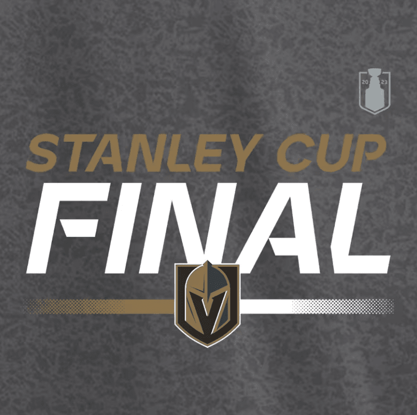 Vegas Golden Knights 2023 Stanley Cup Final T-Shirt Gray NHL Jersey Men's