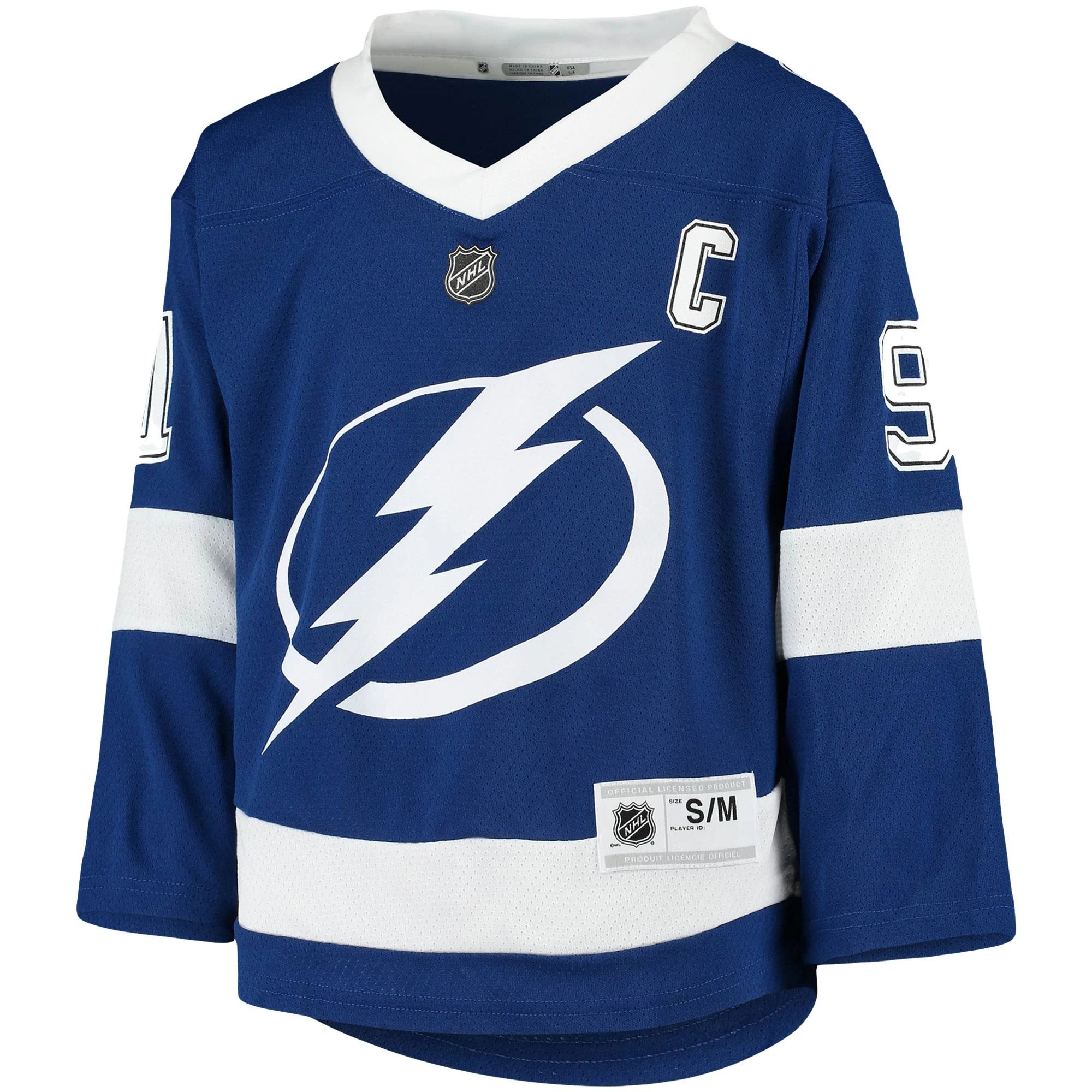Tampa Bay Lightning Steven Stamkos Blue Home Player NHL Jersey Youth
