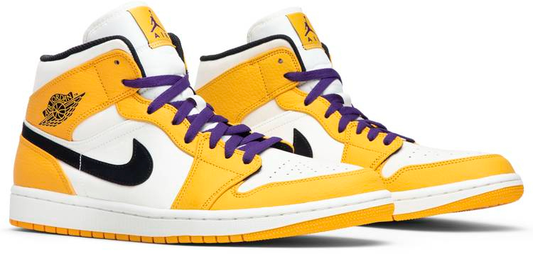 Air Jordan 1 Mid Lakers 852542-700