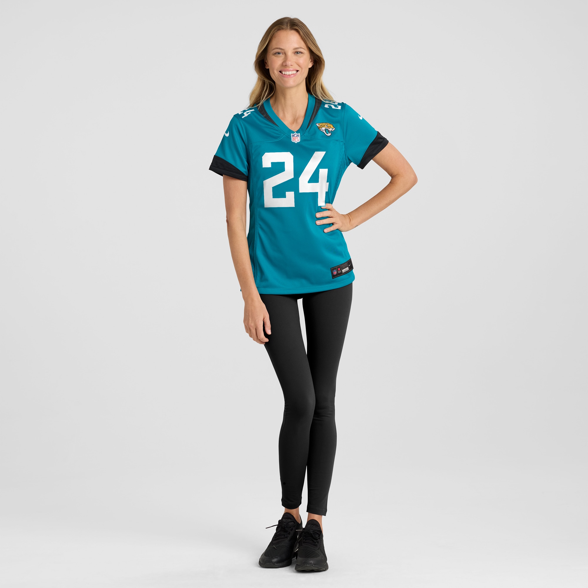 Jacksonville Jaguars De??ntre Prince Teal Game NFL Jersey Women's