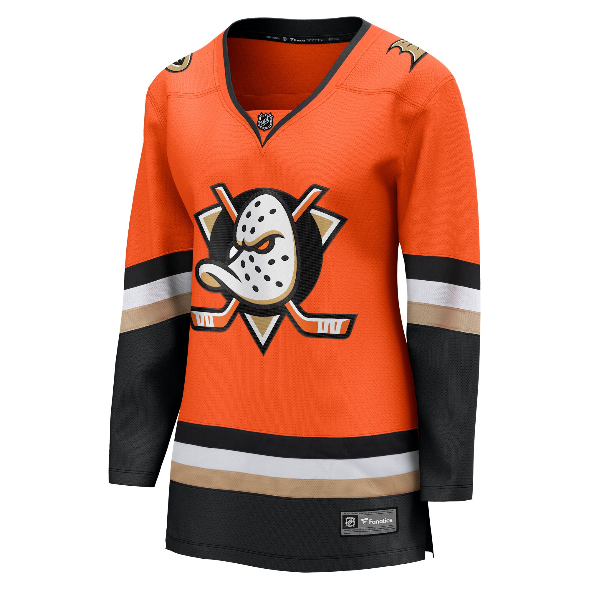 Anaheim Ducks Orange Home Breakaway NHL Jersey Women's