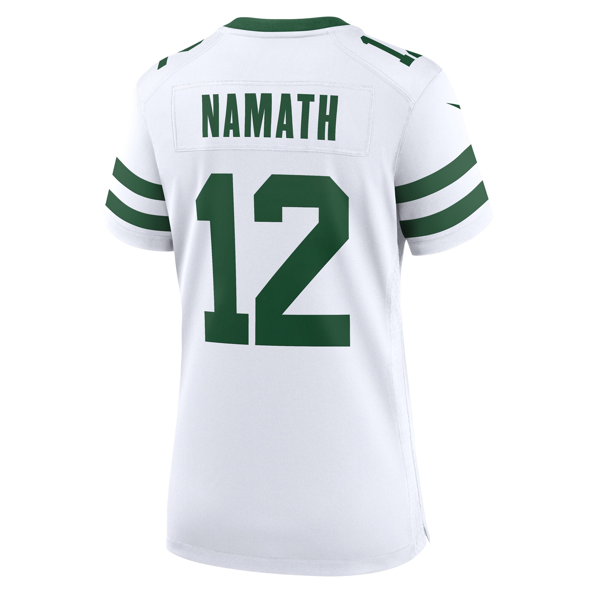 New York Jets Joe Namath White Legacy Retired Player Game NFL Jersey Women's