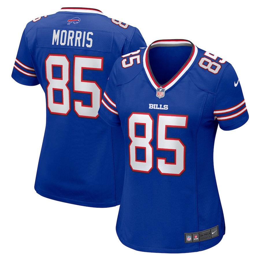 Quintin Morris 85 Buffalo Bills Game Royal NFL Jersey Women's