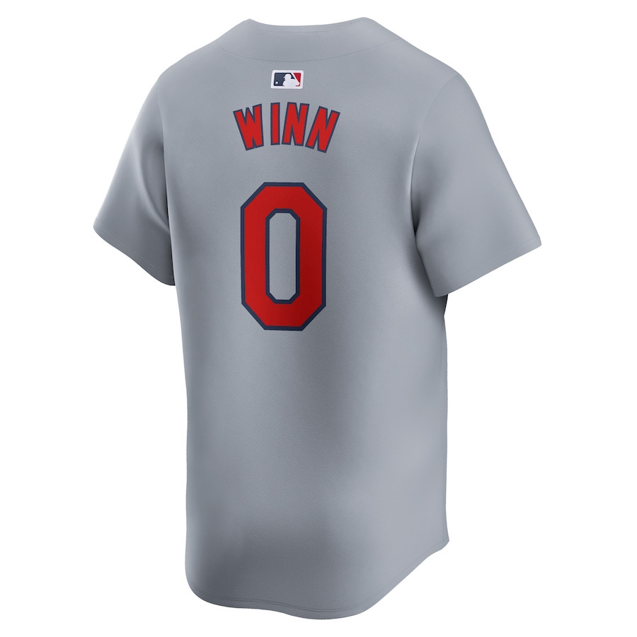 Masyn Winn 0 St. Louis Cardinals Away Limited Gray MLB Jersey Men's