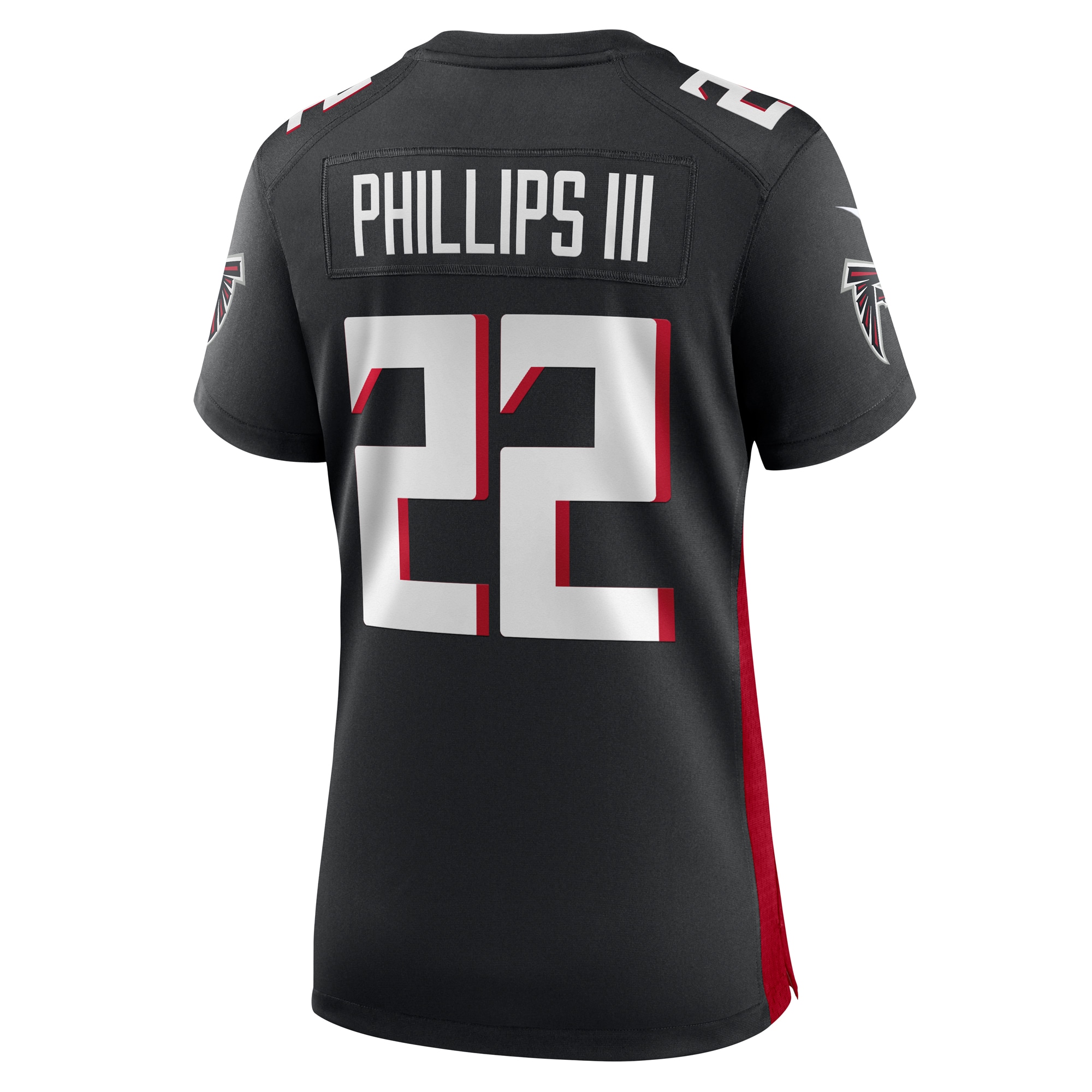 Atlanta Falcons Clark Phillips III Black Game NFL Jersey Women's