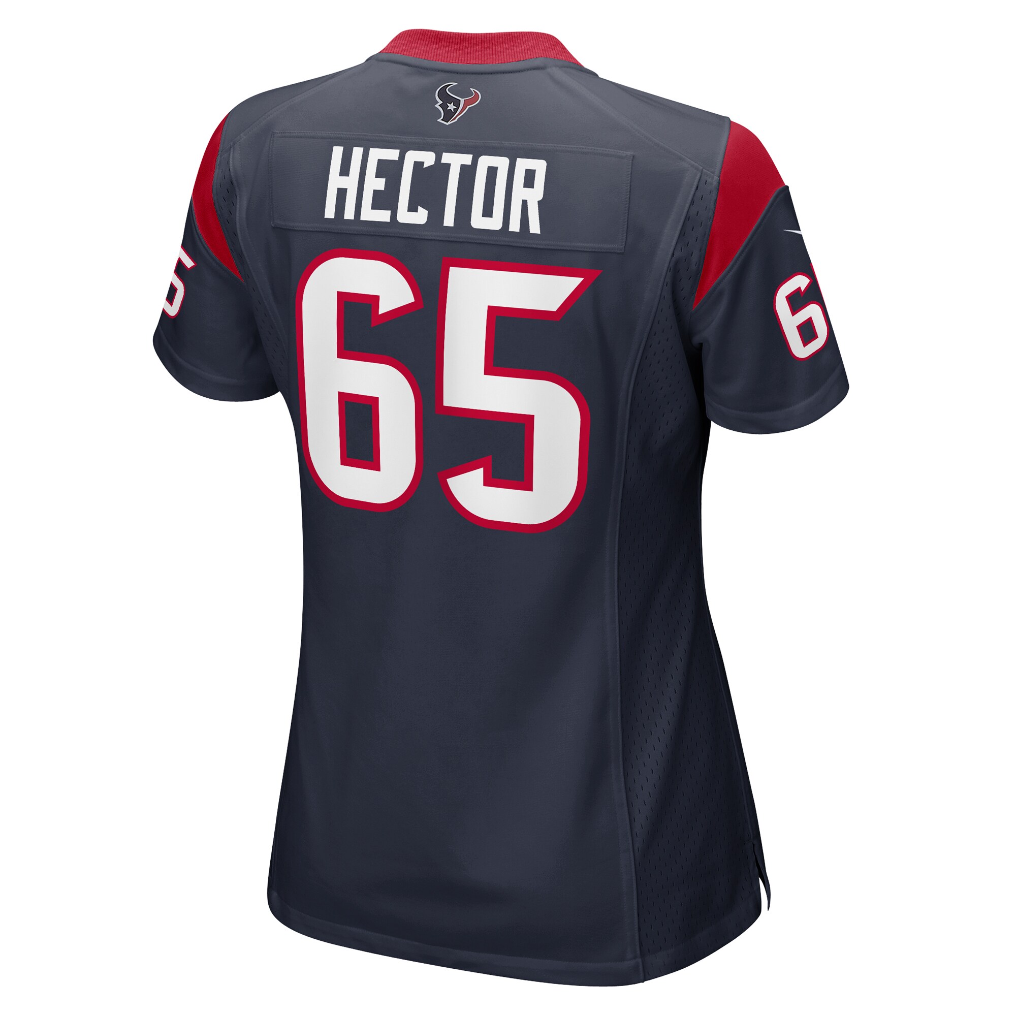 Houston Texans Bruce Hector Navy Game NFL Jersey Women's