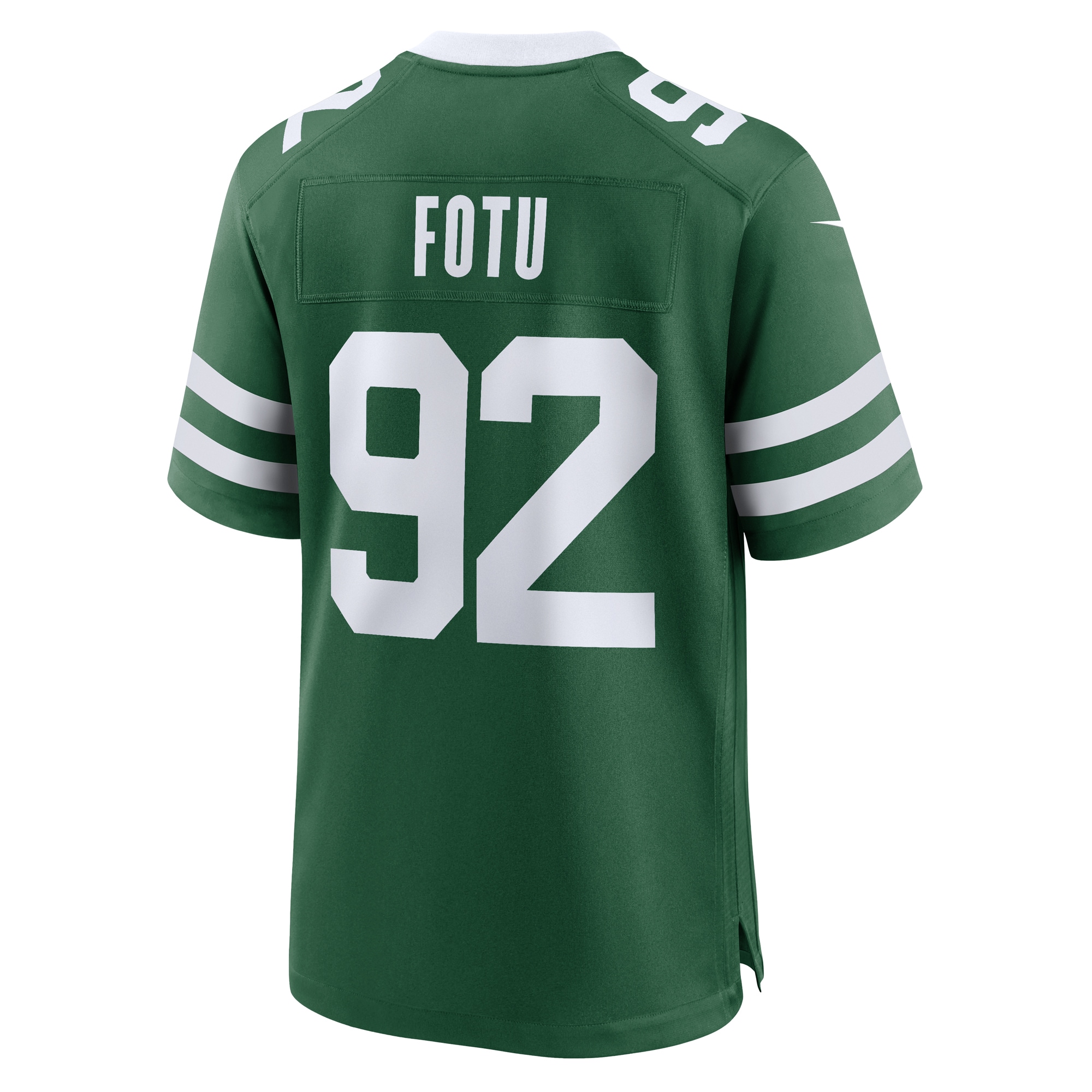 New York Jets Leki Fotu Legacy Green Team Game NFL Jersey Men's