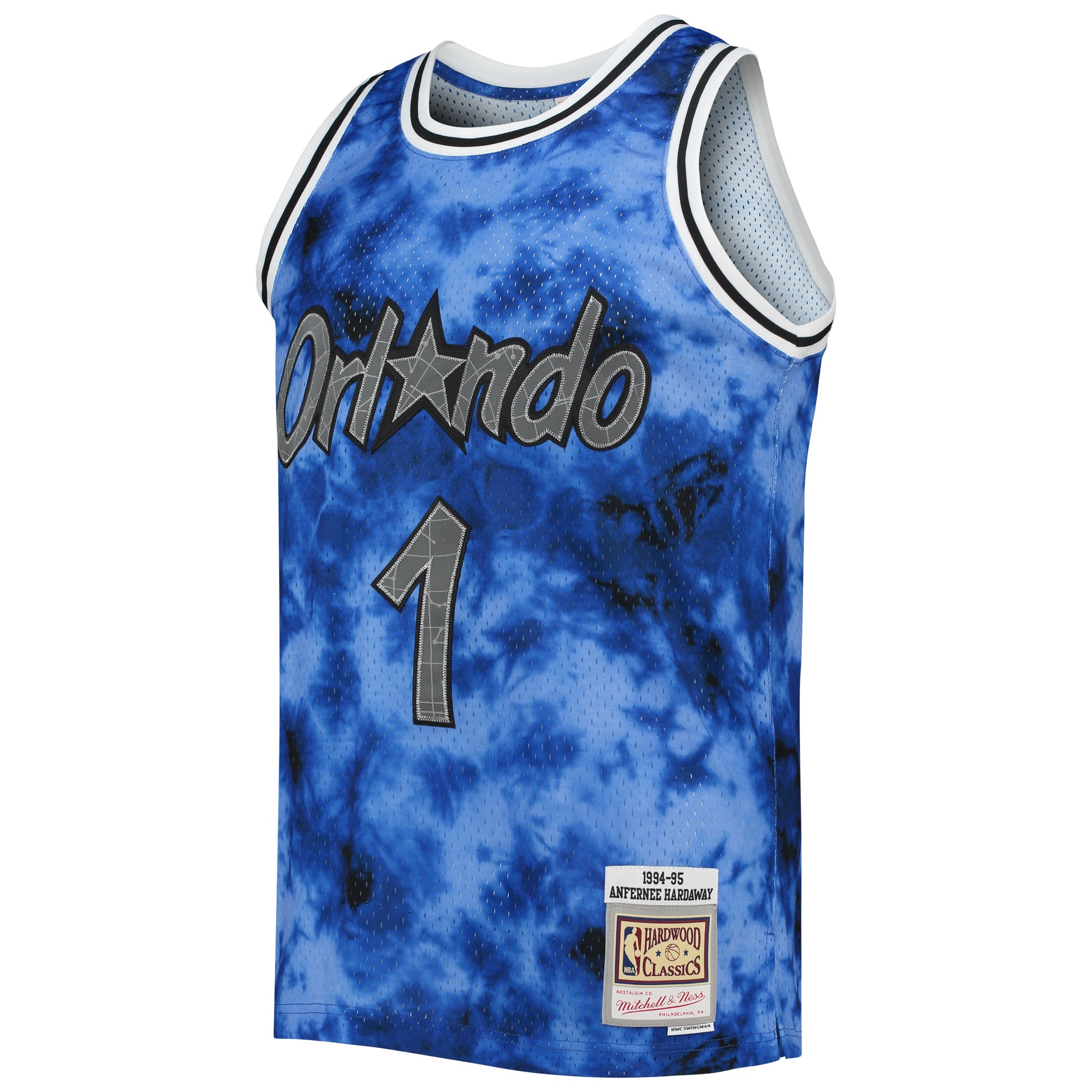 Mitchell Ness Penny Hardaway Blue Orlando Magicc 1994/95 Galaxy Swingman NBA Jersey Men's