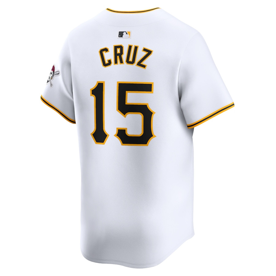 Oneil Cruz 15 Pittsburgh Pirates Home Limited Player White MLB Jersey Men's