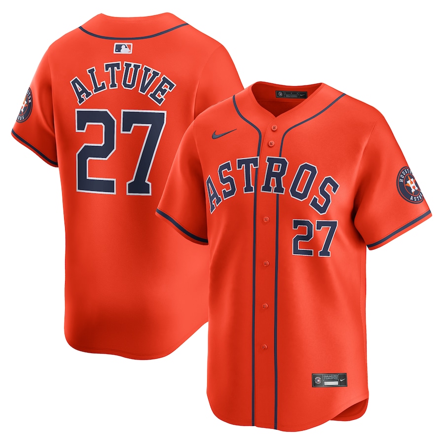 Jose Altuve Houston Astros Alternate Limited Player Jersey Orange