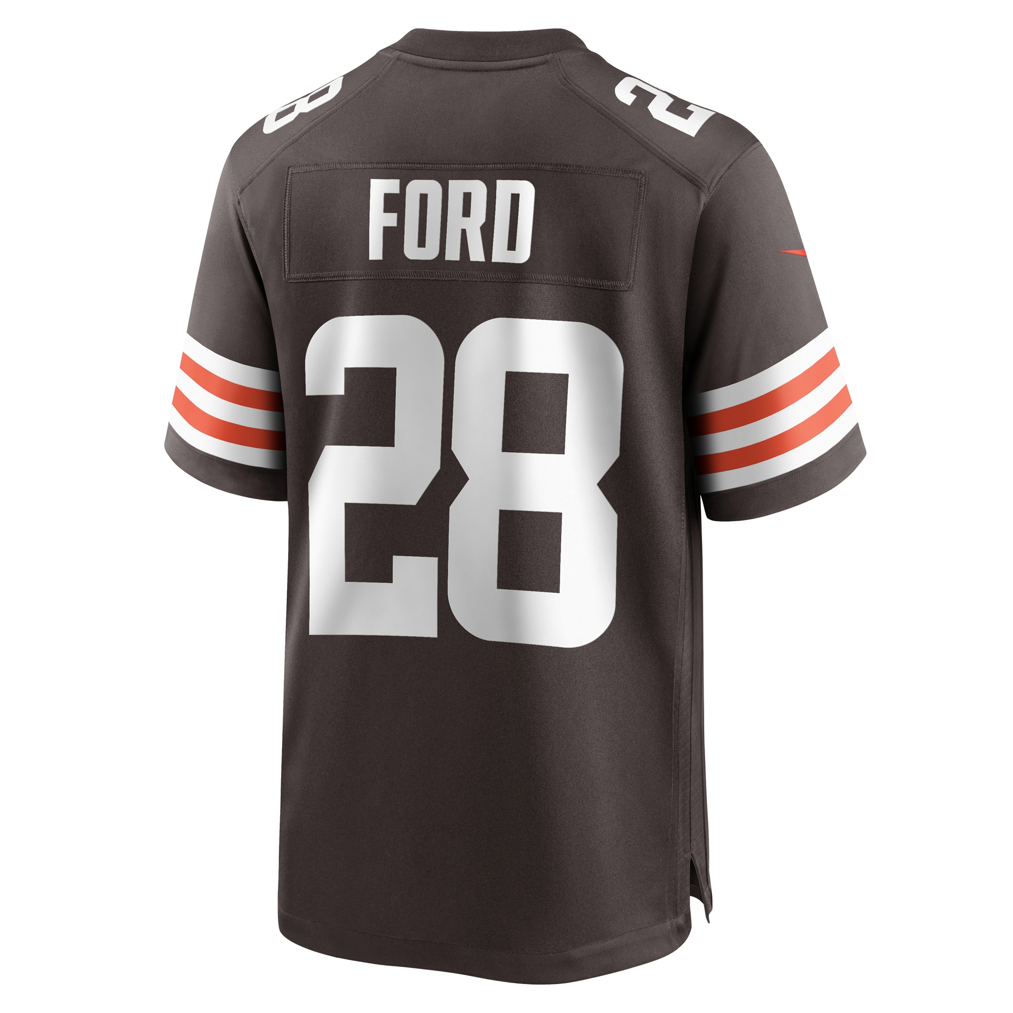 Cleveland Browns Mike Ford Brown Team Game NFL Jersey Men's