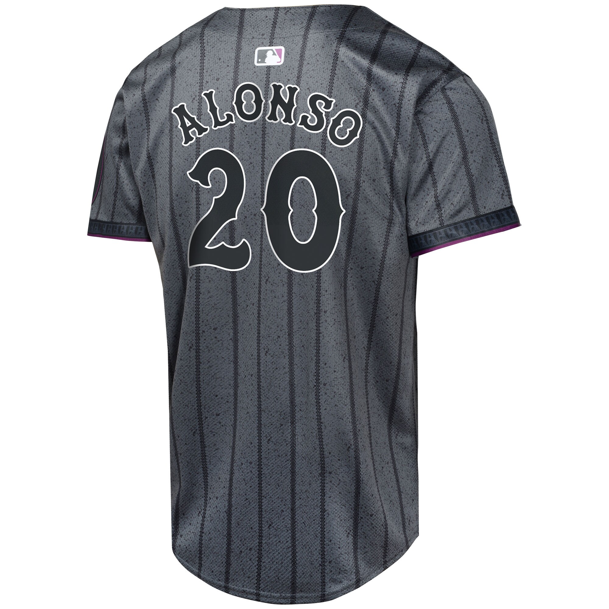 New York Mets Pete Alonso Graphite 2024 City Connect Limited Player MLB Jersey Youth