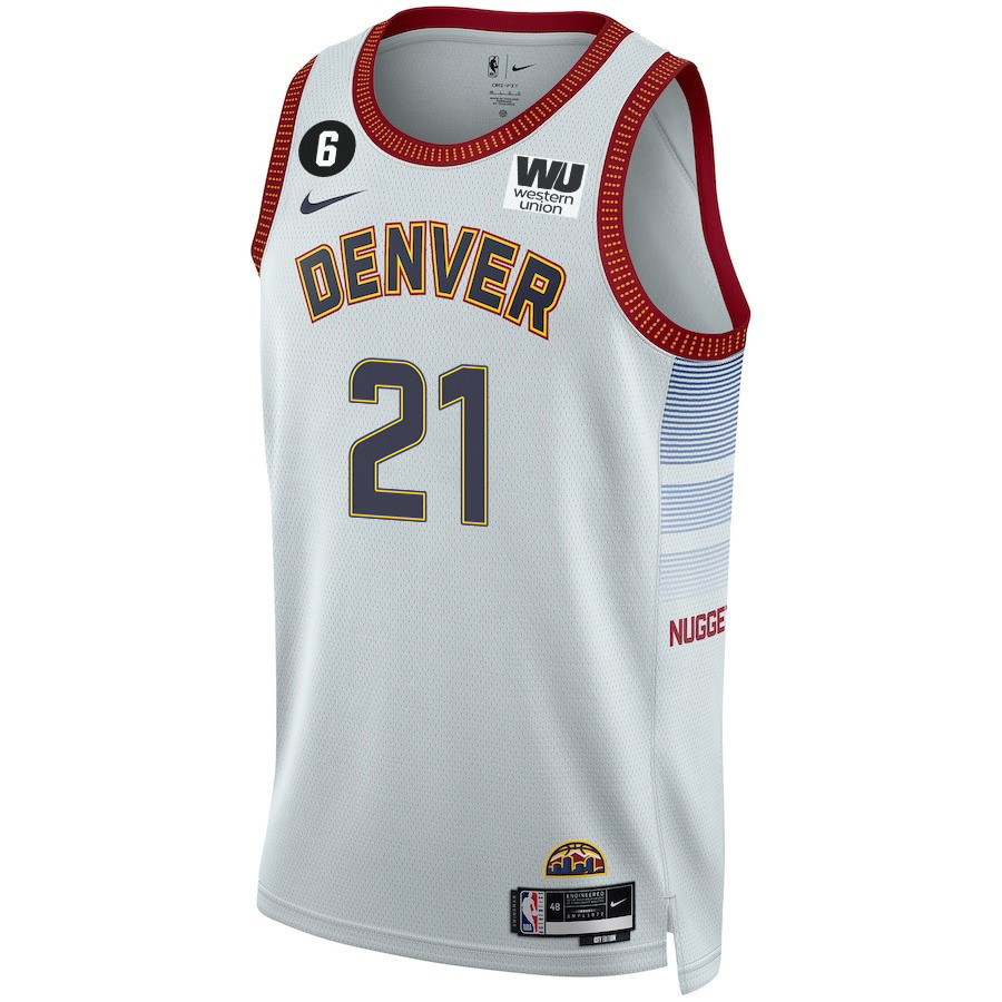 Collin Gillespie 21 Denver Nuggets Final Champions 2023 Swingman White NBA Jersey Men's