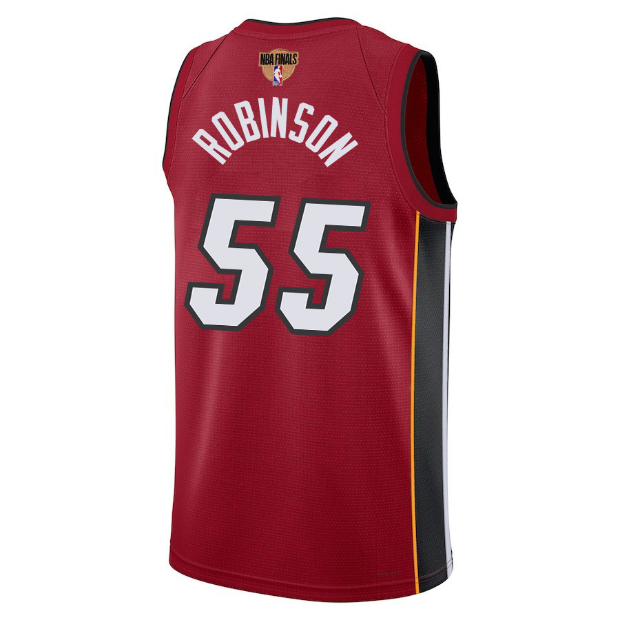 Duncan Robinson 55 Miami Heat Final Champions 2023 Swingman Red NBA Jersey Men's