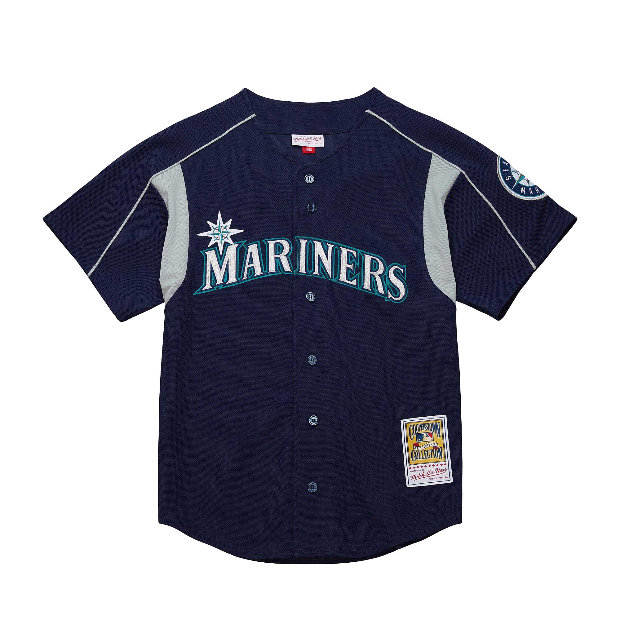 Seattle Mariners Ichiro Suzuki Mitchell Ness Navy Cooperstown Collection Batting Practice MLB Jersey Men's