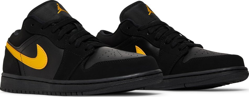Air Jordan 1 Low Black University Gold 553558-071