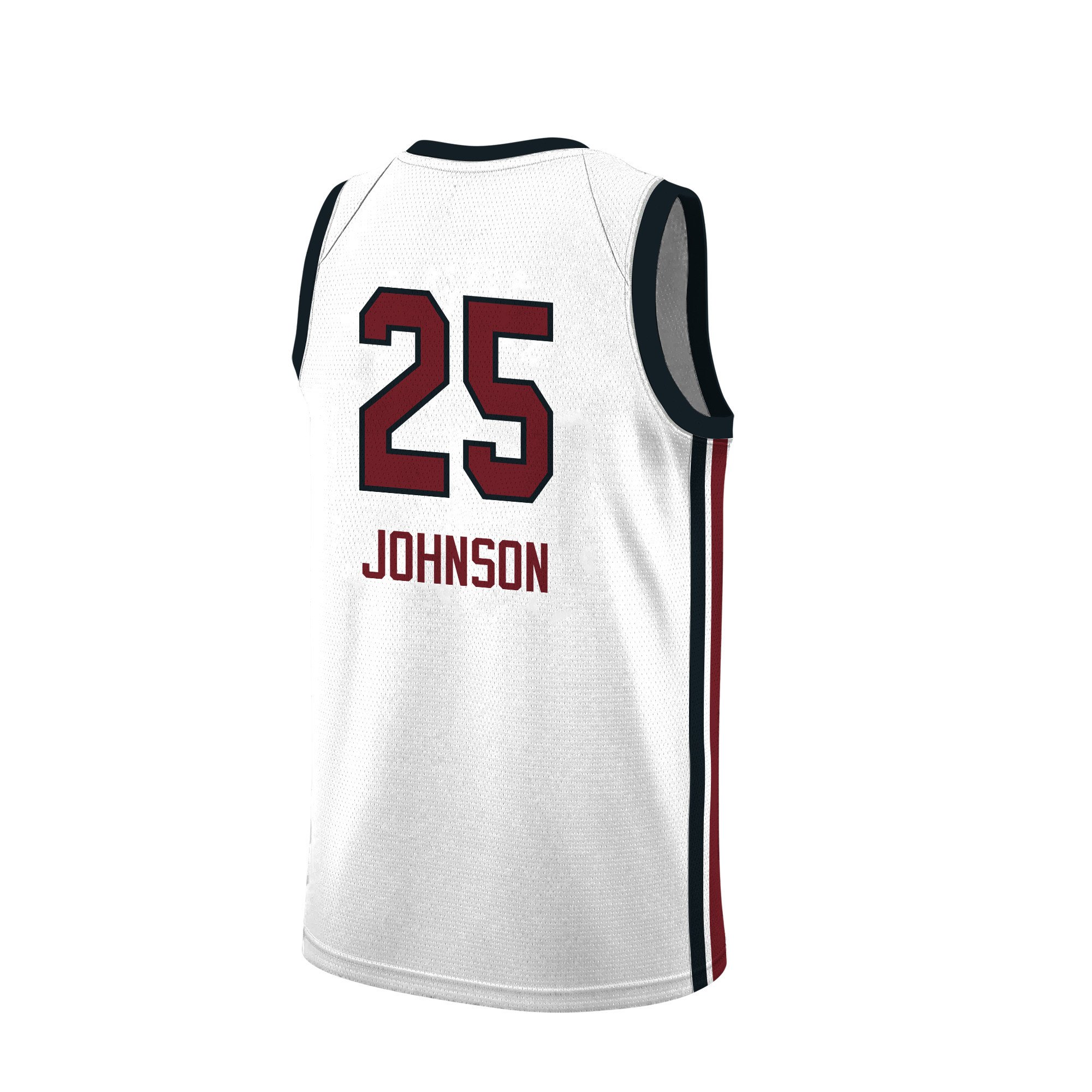Raven Johnson 25 South Carolina 2024 White Unisex NCAA Jersey Unisex