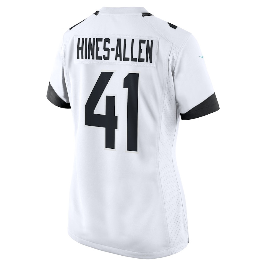 Josh Hines-Allen 41 Jacksonville Jaguars Player Game White NFL Jersey Women's