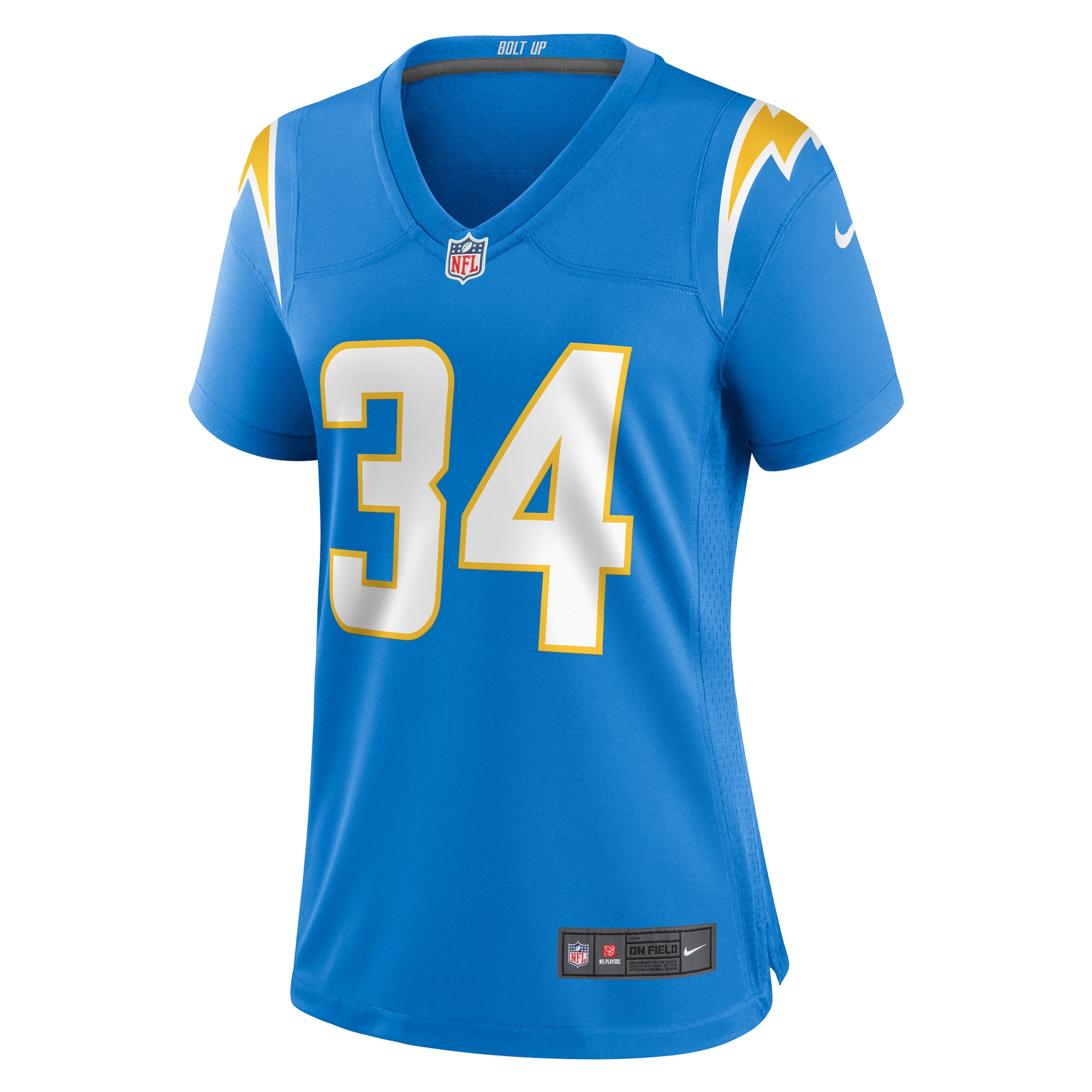 Los Angeles Chargers Jaret Patterson Powder Blue Team Game NFL Jersey Women's