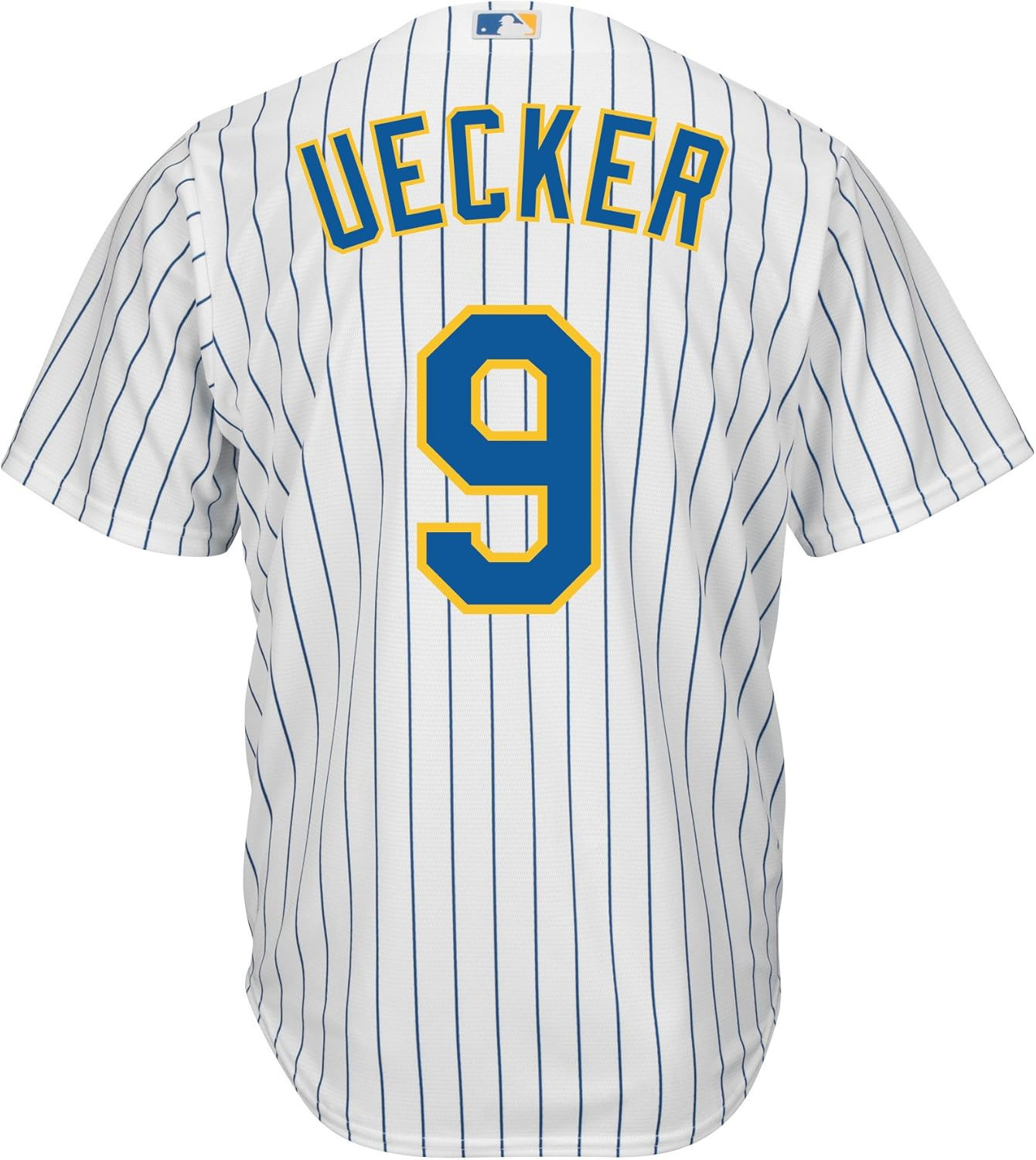 Bob Uecker 9 Milwaukee Brewers White MLB Jersey Men's