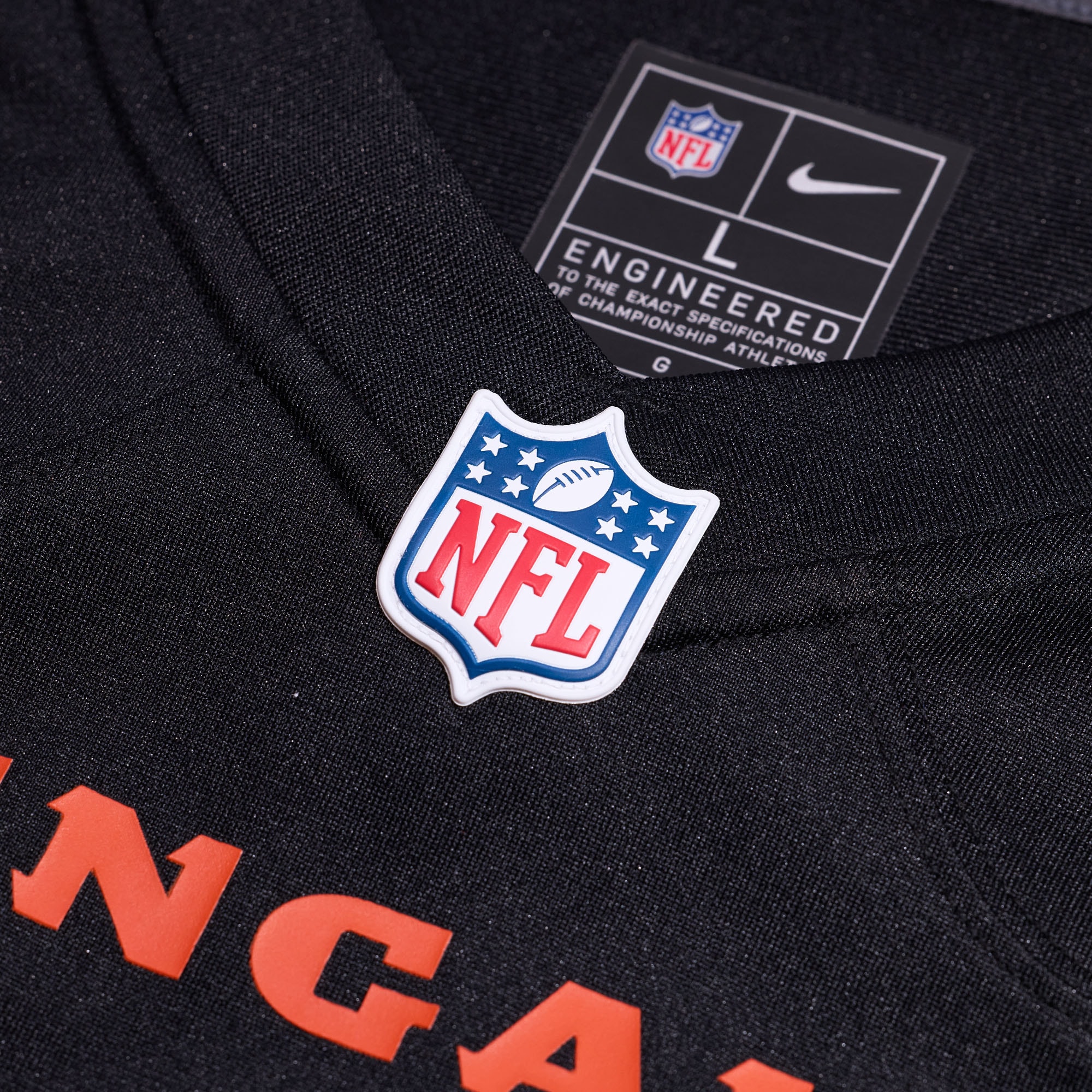 Cincinnati Bengals Zach Carter Black Game Player NFL Jersey Men's