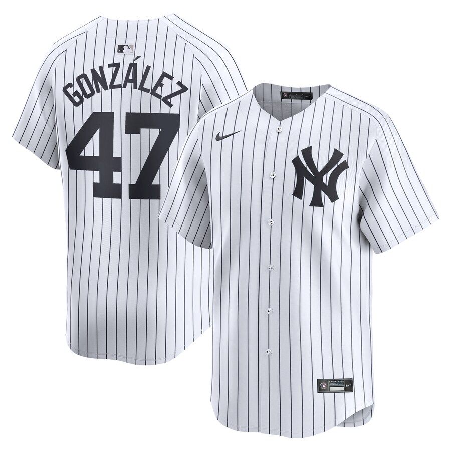 Victor Gonzalez New York Yankees Home Limited Player Jersey White