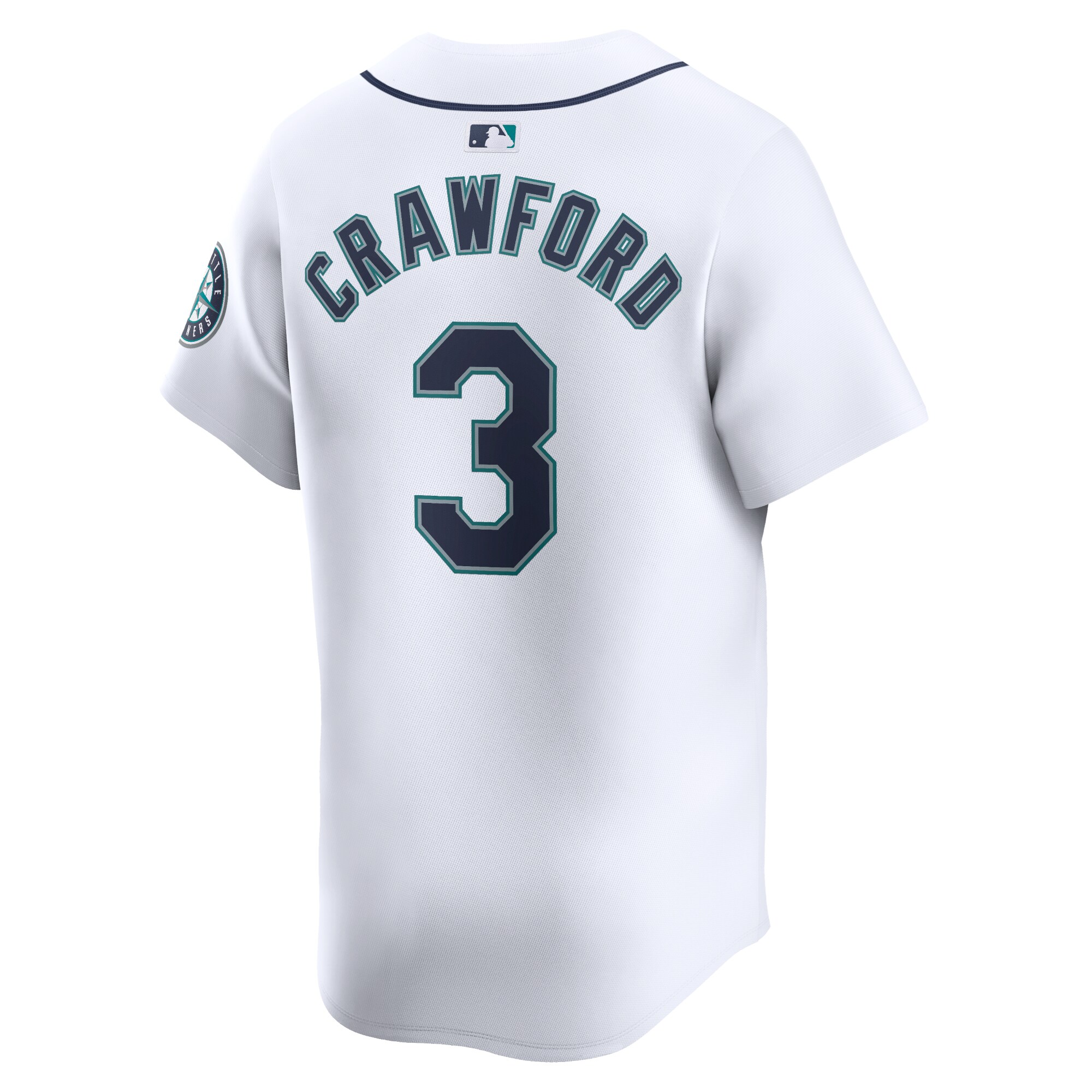 Seattle Mariners J.P. Crawford White Home Limited Player MLB Jersey Men's