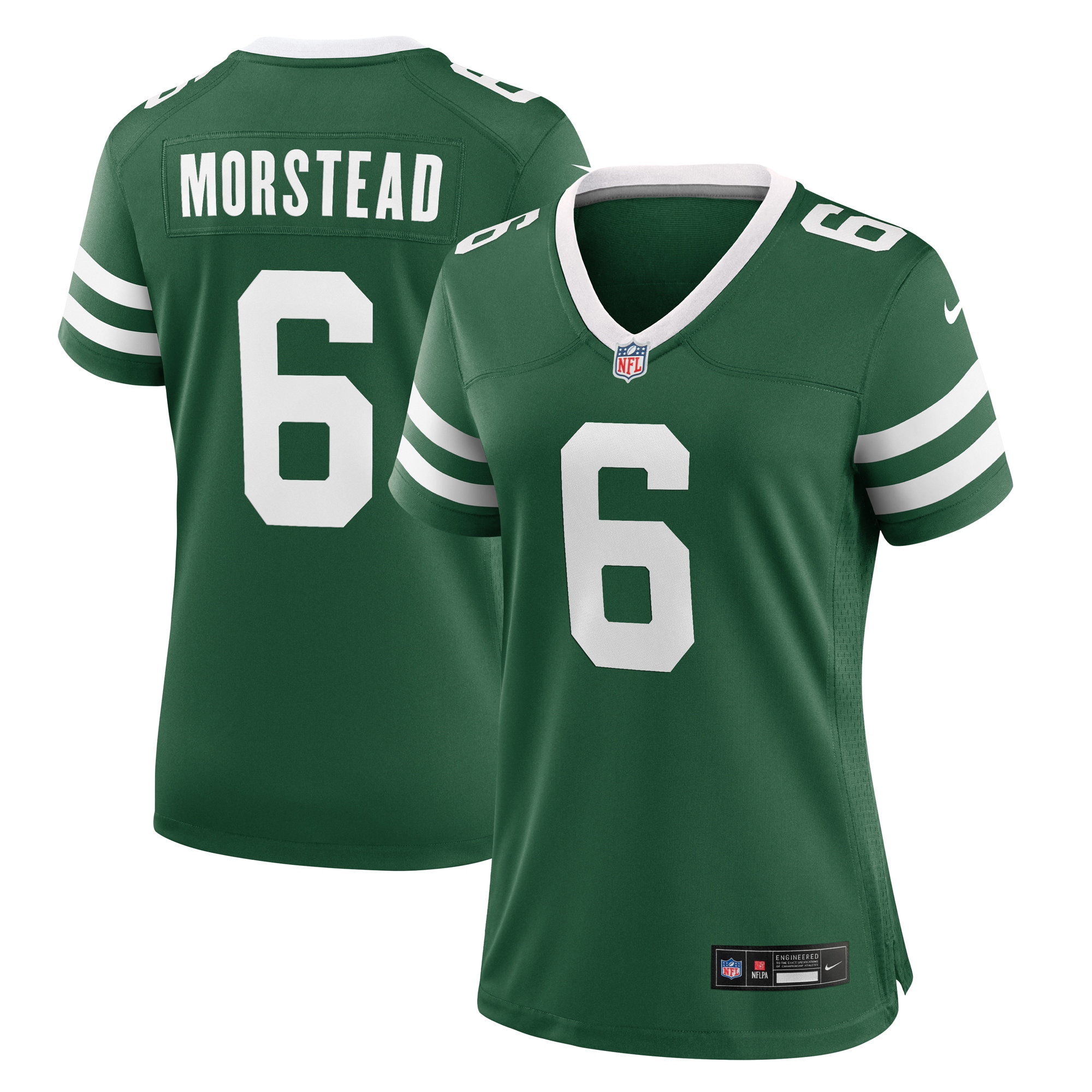 New York Jets Thomas Morstead Legacy Green Team Game NFL Jersey Women's