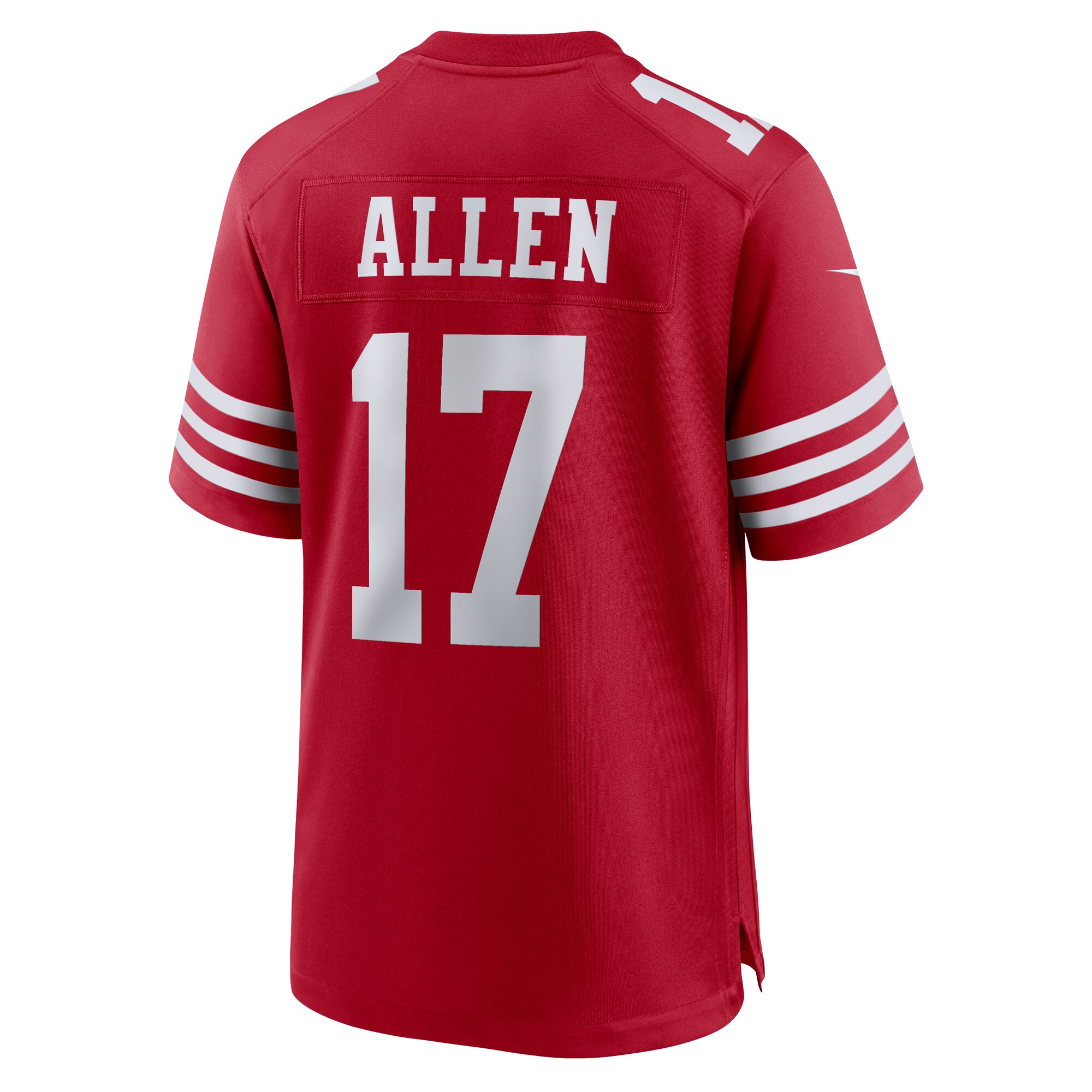 San Francisco 49ers Brandon Allen Scarlet Game NFL Jersey Men's