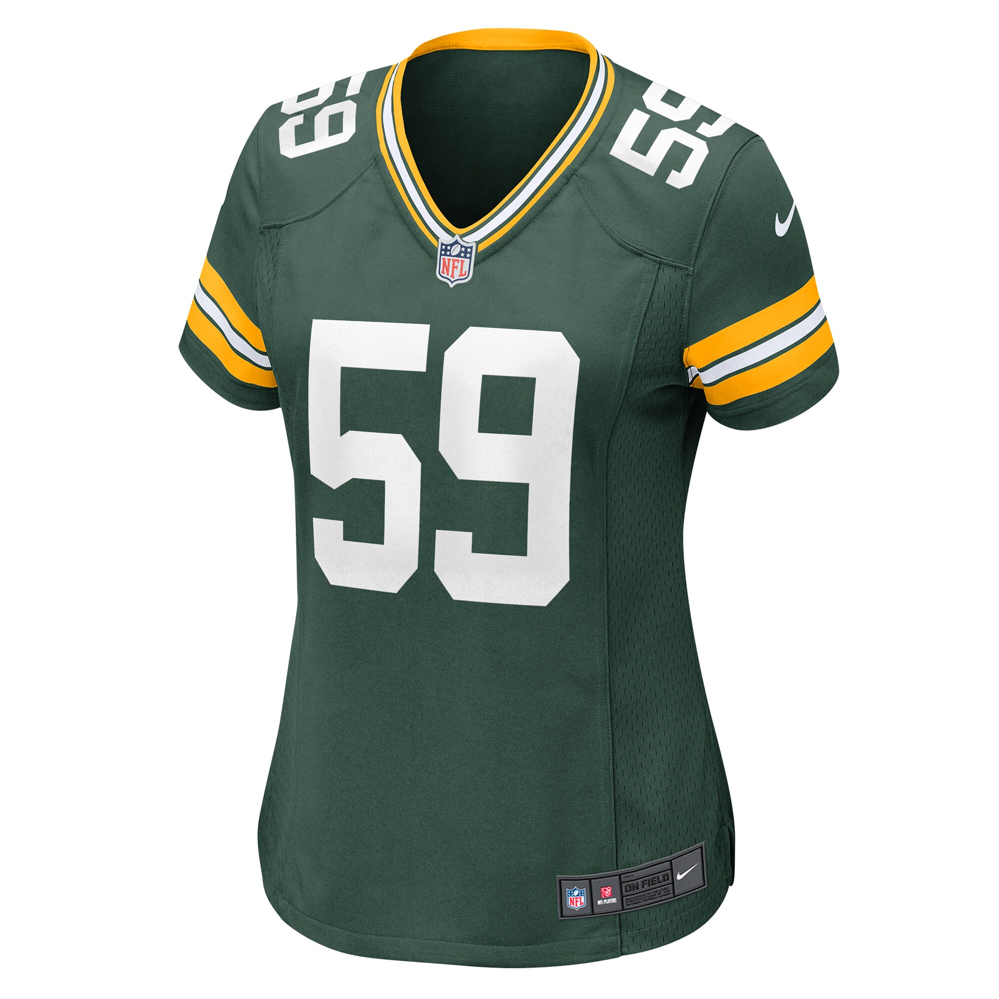 Green Bay Packers Ty'Ron Hopper Green Game NFL Jersey Women's