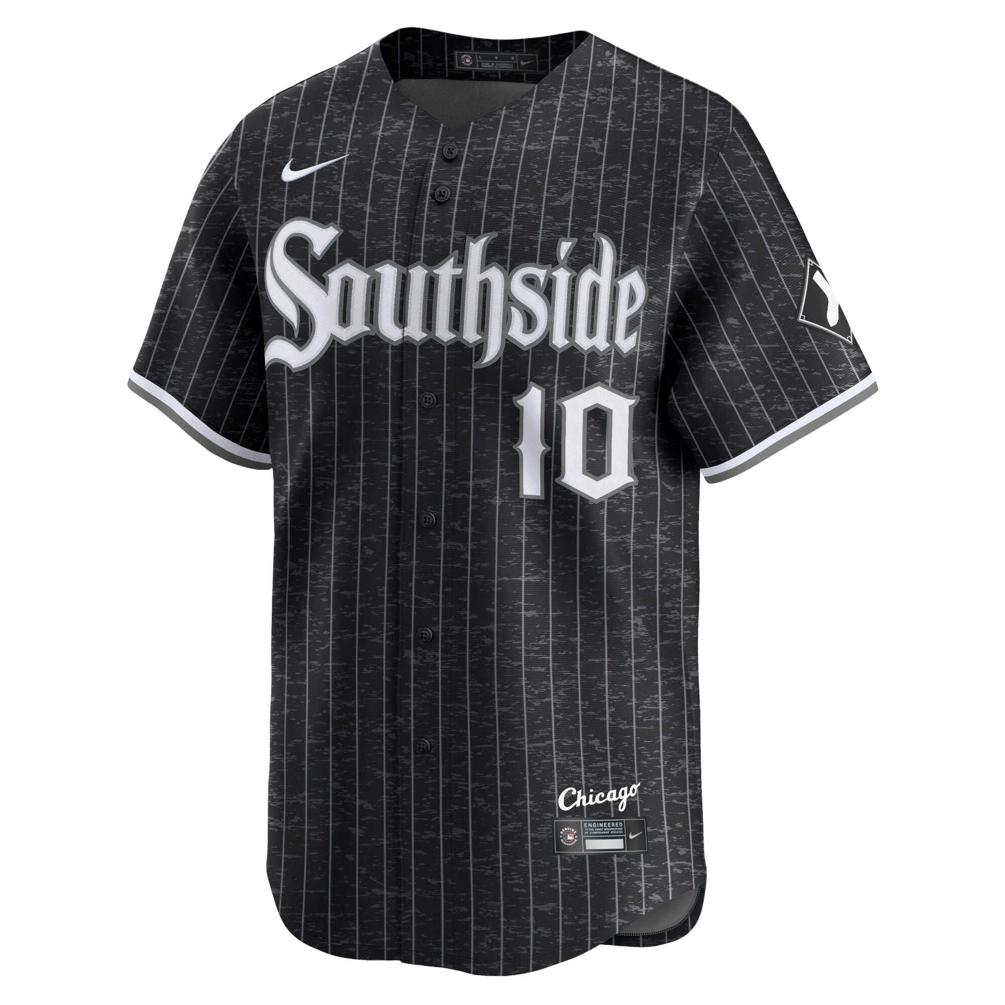 Chicago White Sox Yo?n Moncada Black City Connect Player MLB Jersey Men's