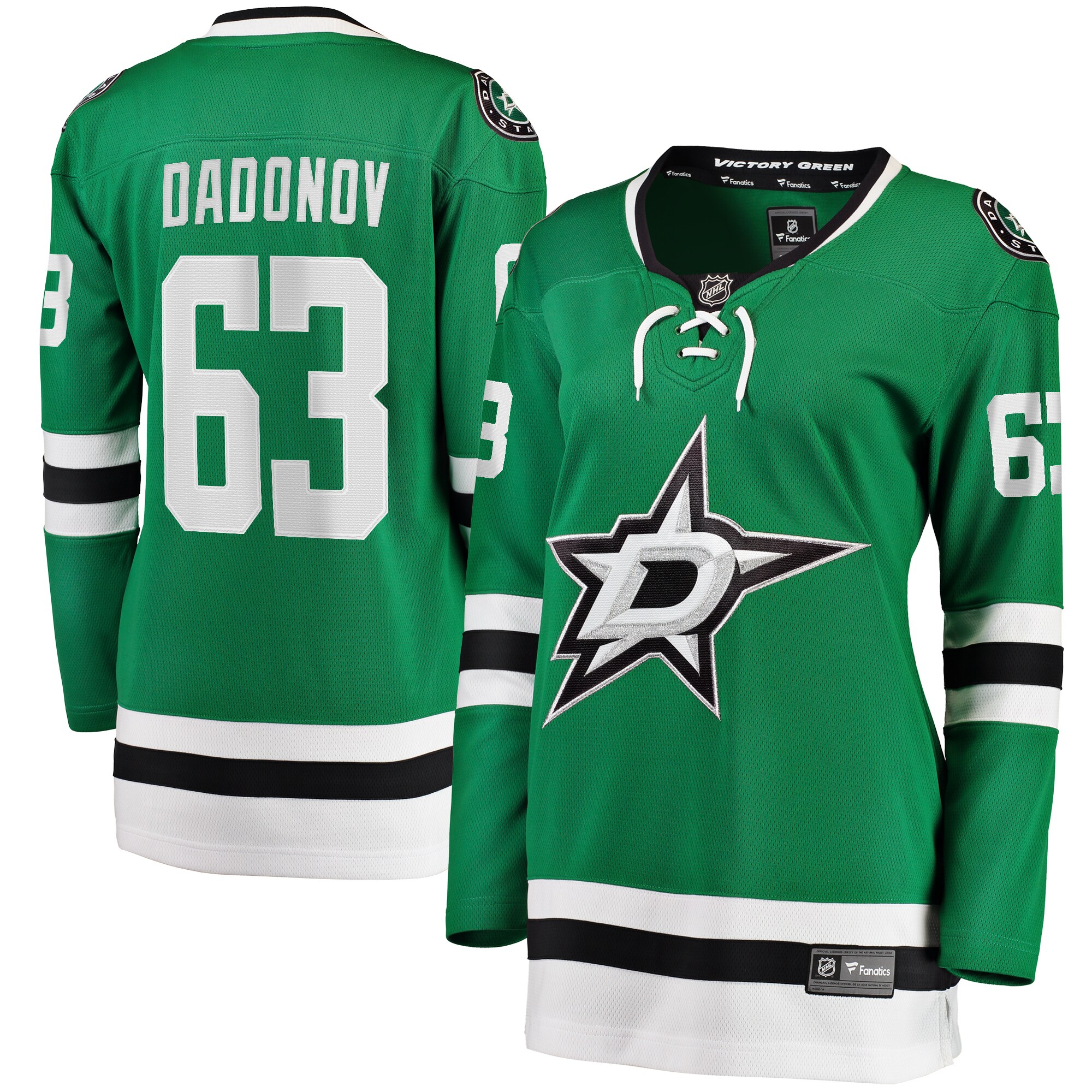 Dallas Stars Evgenii Dadonov Green Home Breakaway NHL Jersey Women's