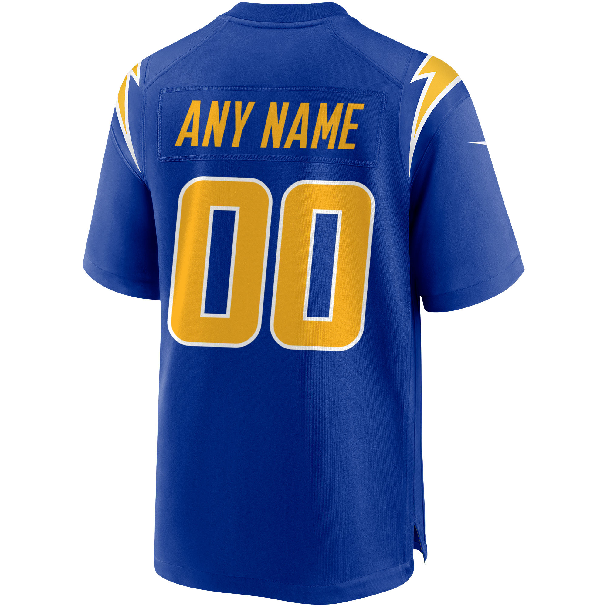 Los Angeles Chargers Royal Alternate Custom Game NFL Jersey Men's