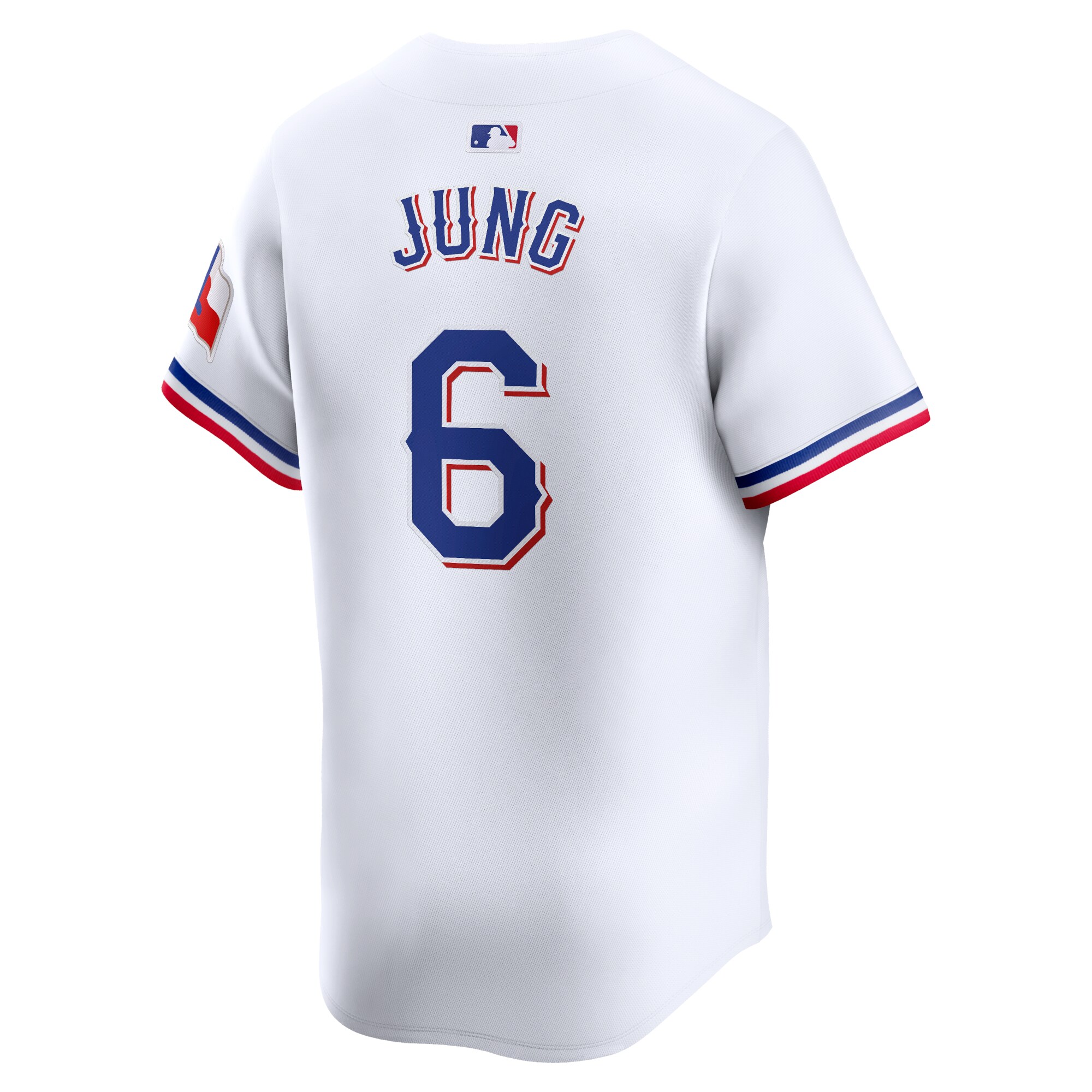 Texas Rangers Josh Jung White Home Limited Player MLB Jersey Men's